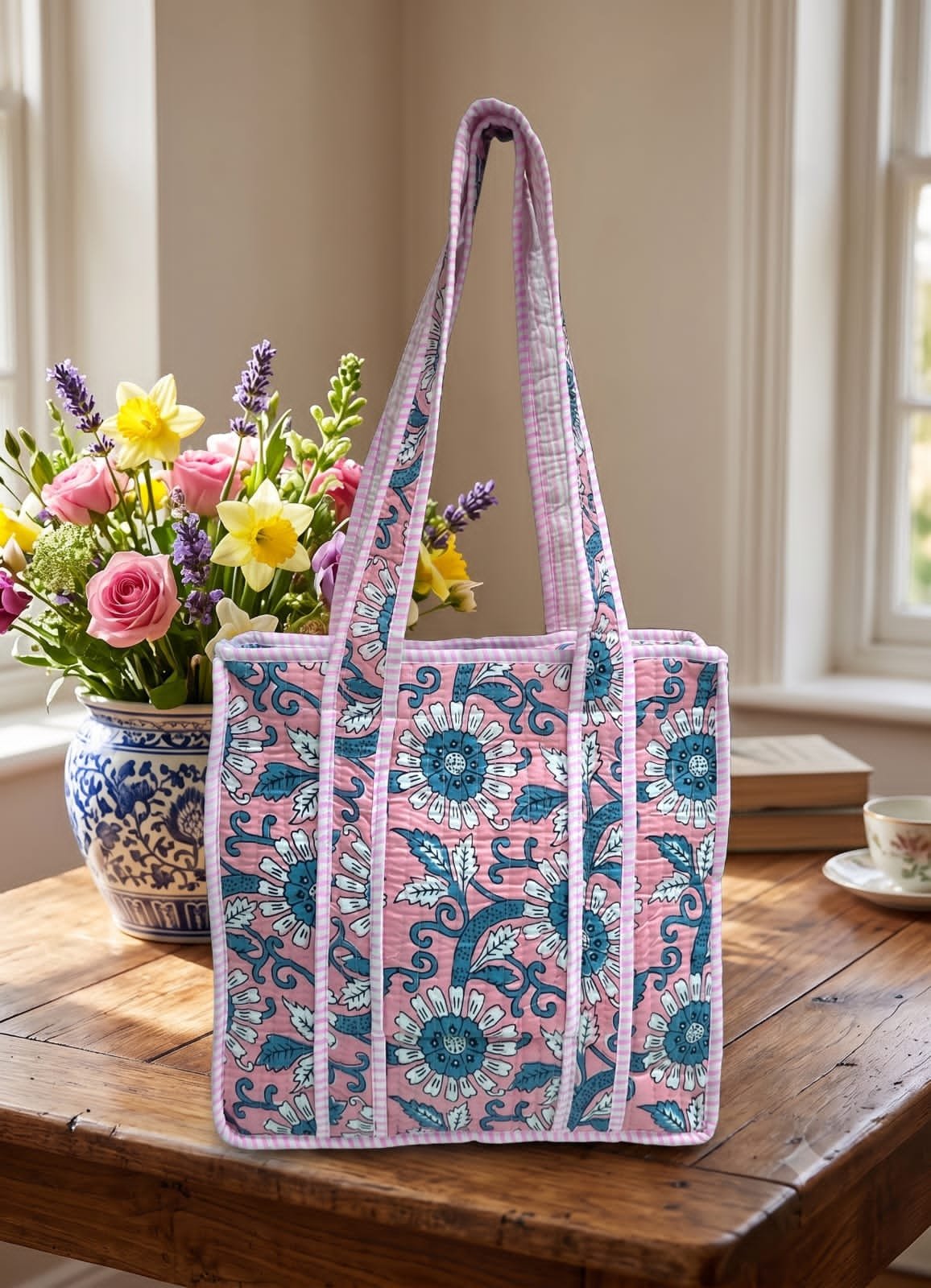 Cotton Printed Tote Bag 12*12