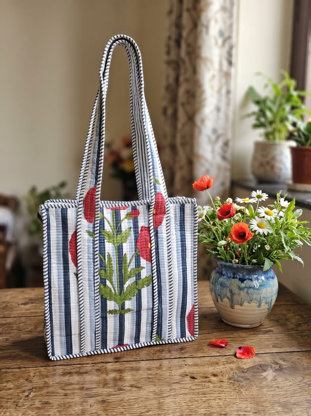 Cotton Printed Tote Bag 12*12