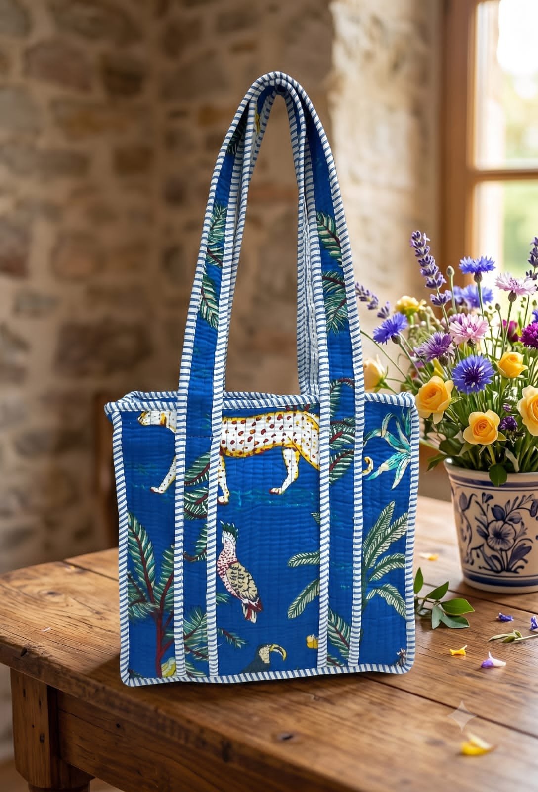 Cotton Printed Tote Bag 12*12