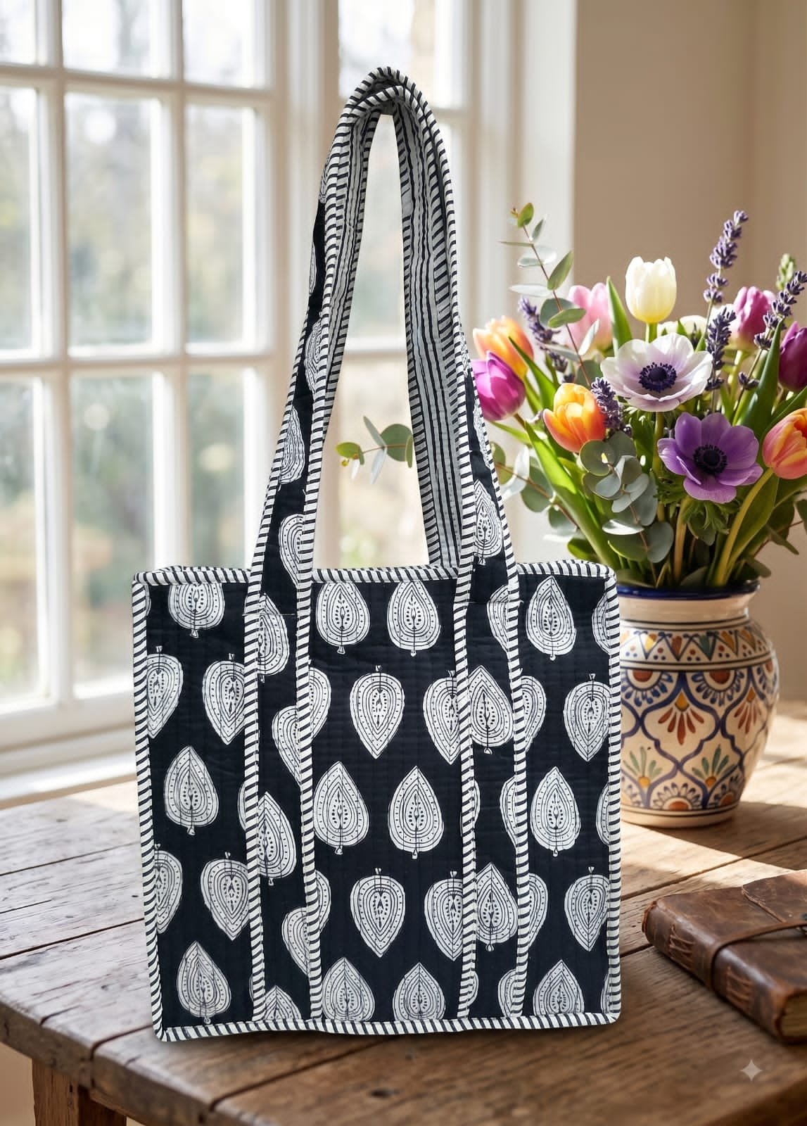 Cotton Printed Tote Bag 12*12