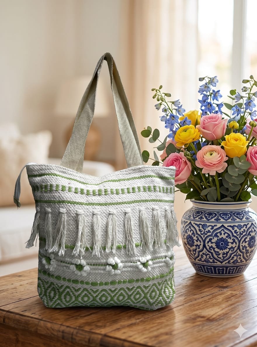 Macrame Tote Bag
