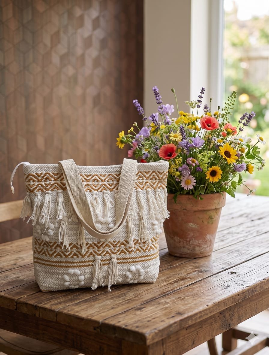 Macrame Tote Bag