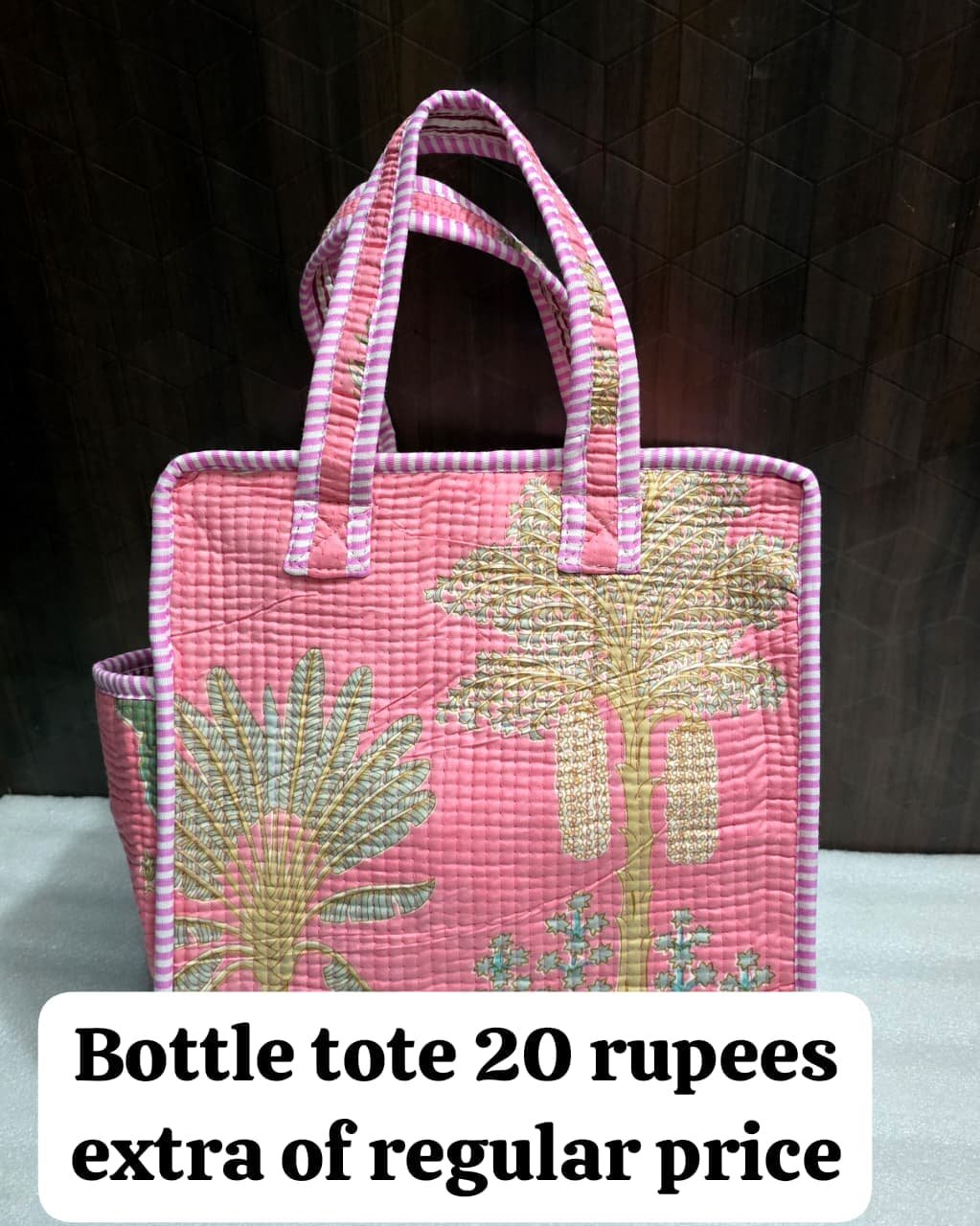 Cotton Printed Tote Bag 12*12