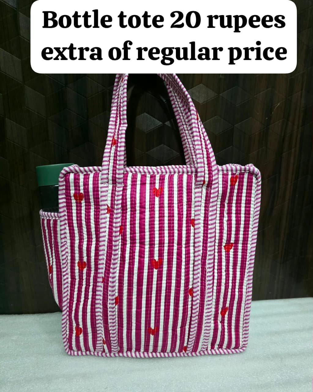 Cotton Printed Tote Bag 12*12