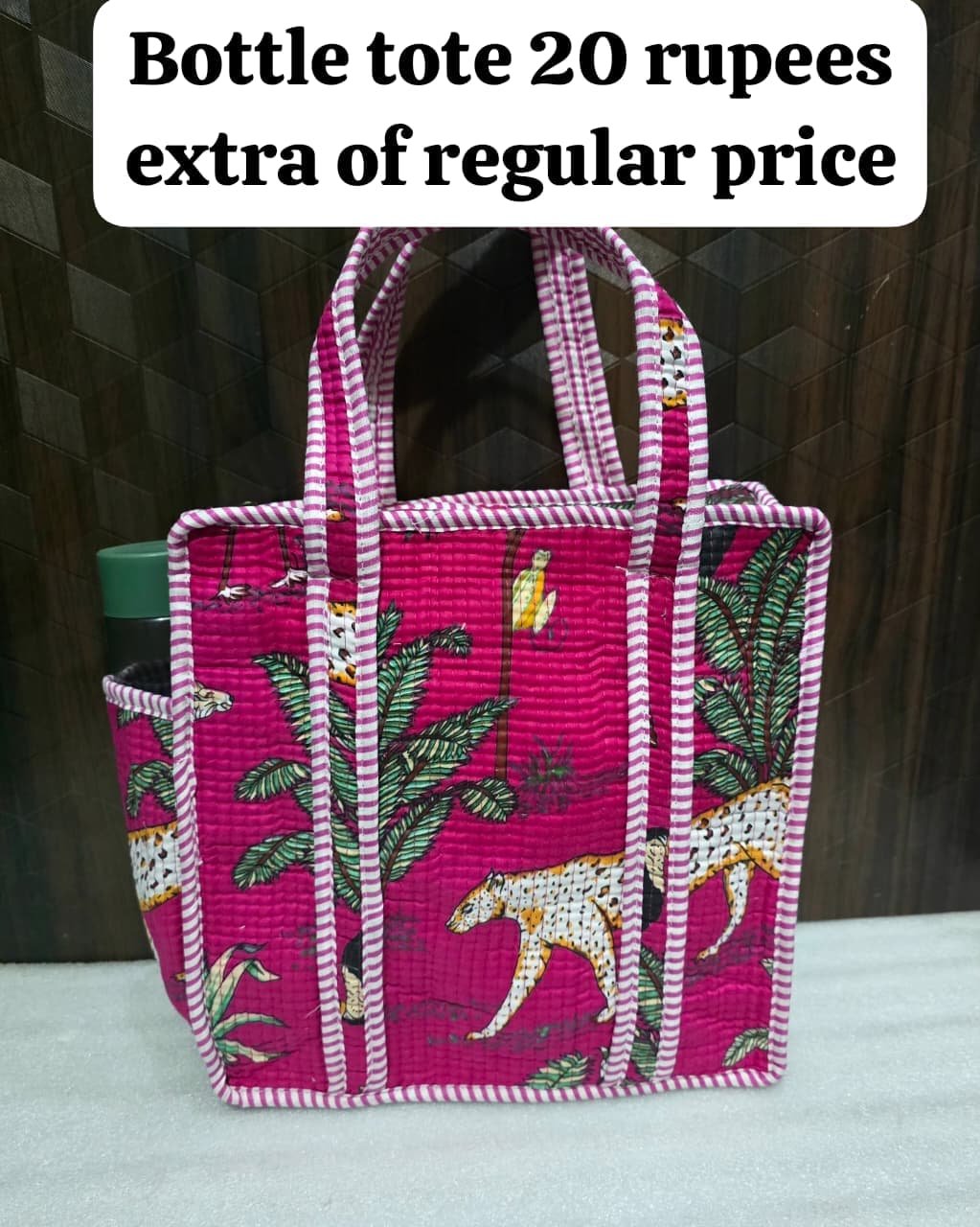 Cotton Printed Tote Bag 12*12
