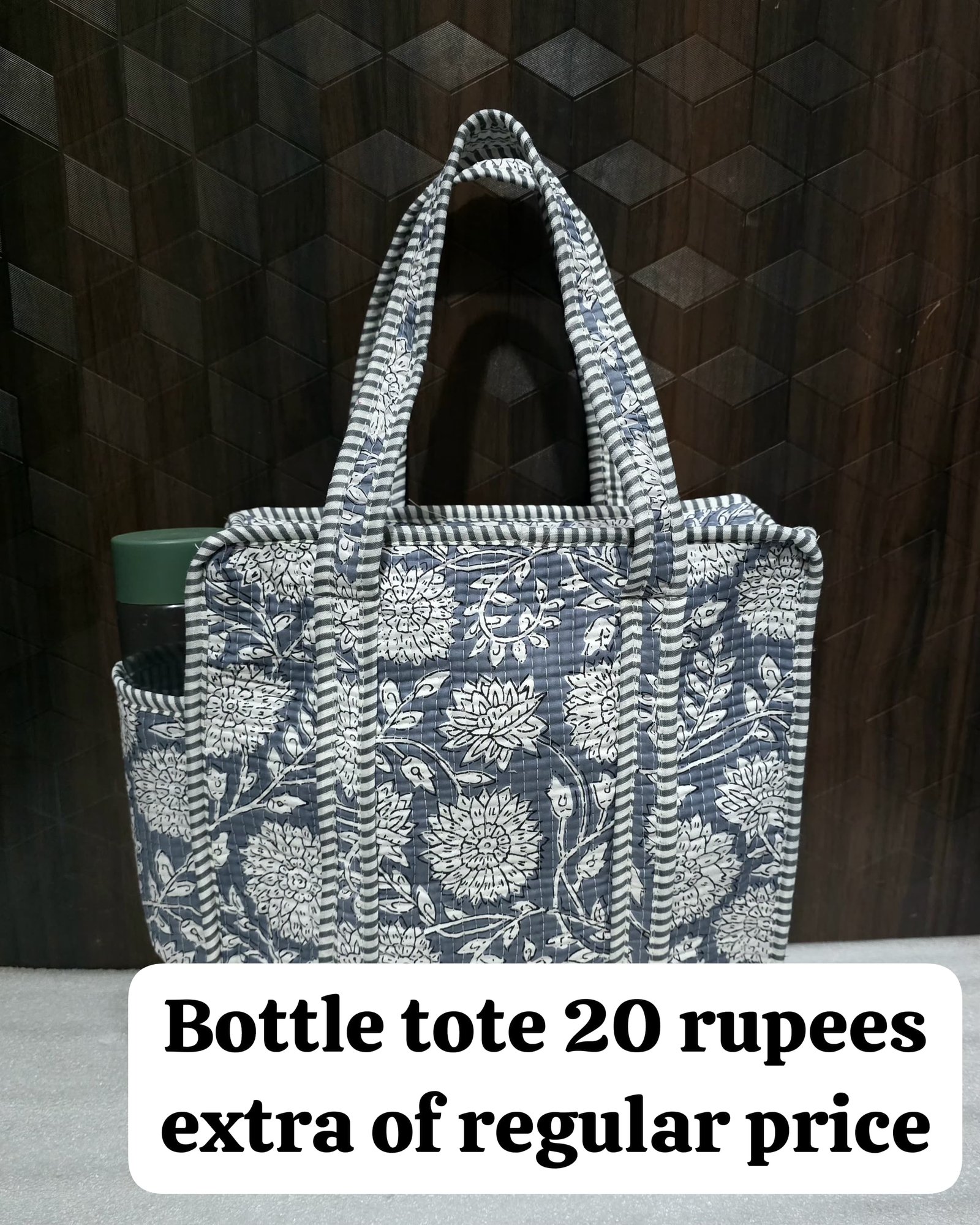 Cotton Printed Tote Bag 12*12