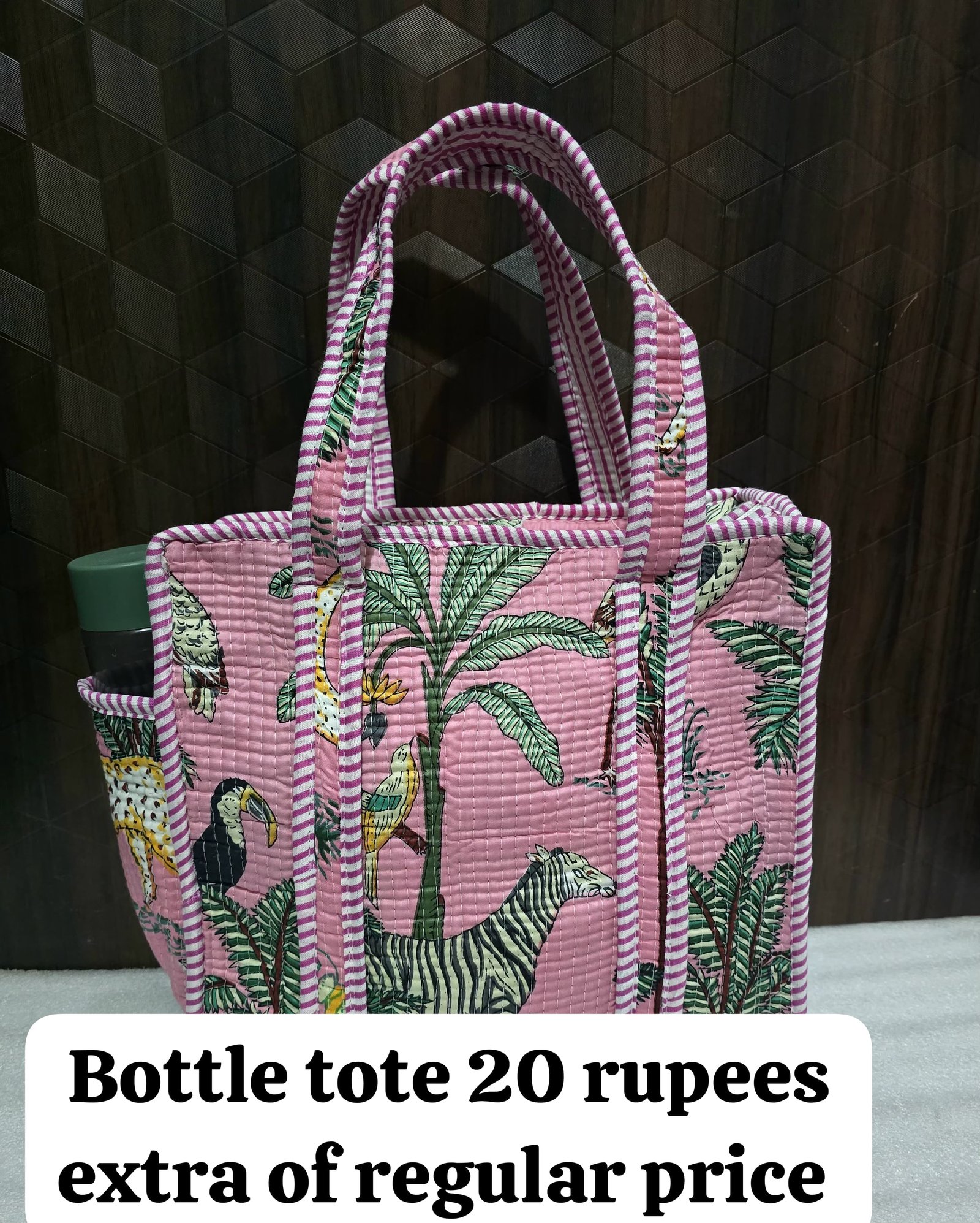 Cotton Printed Tote Bag 12*12