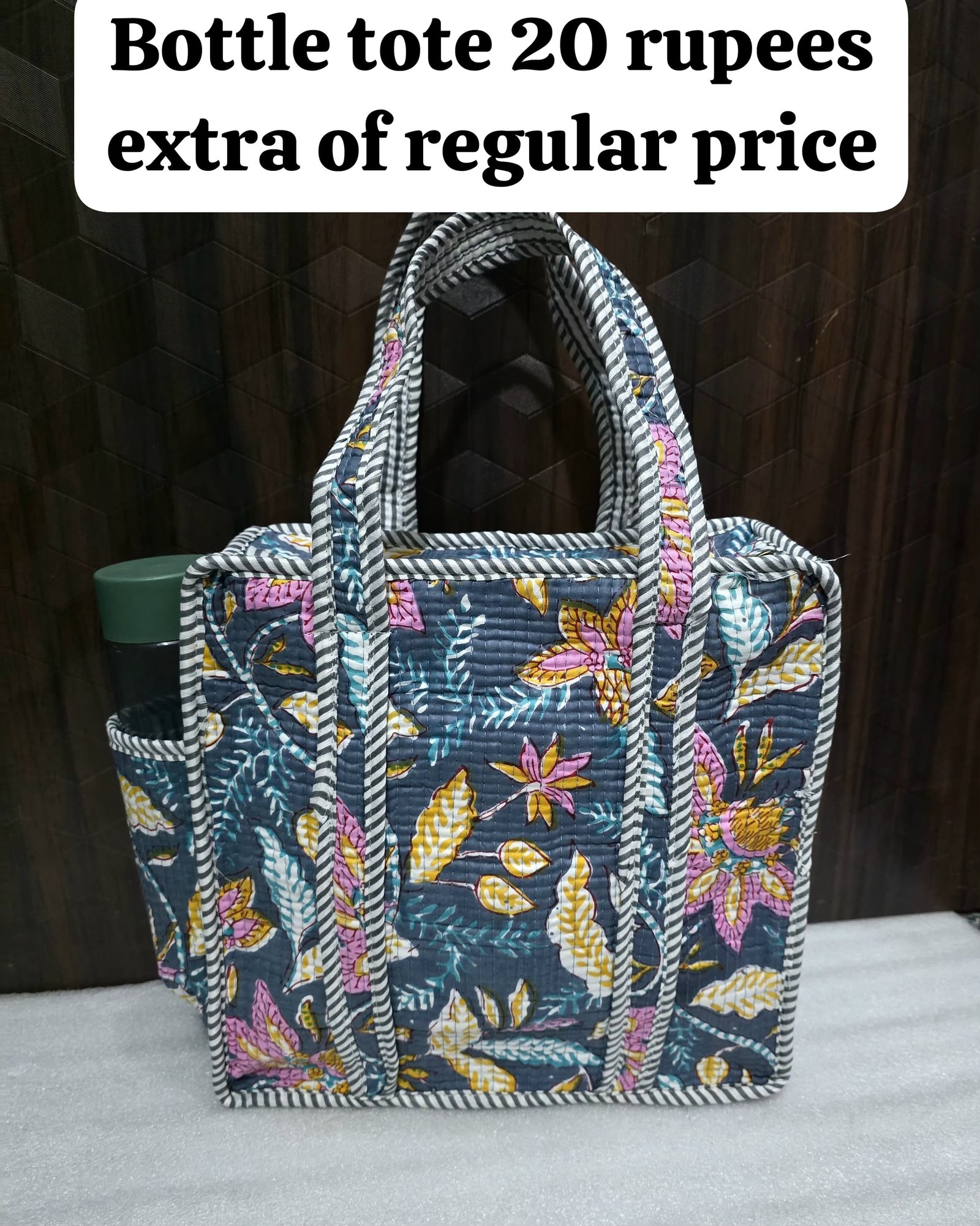 Cotton Printed Tote Bag 12*12