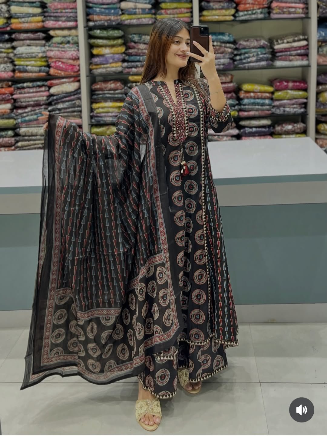 Cotton Printed Stitched Suit Set