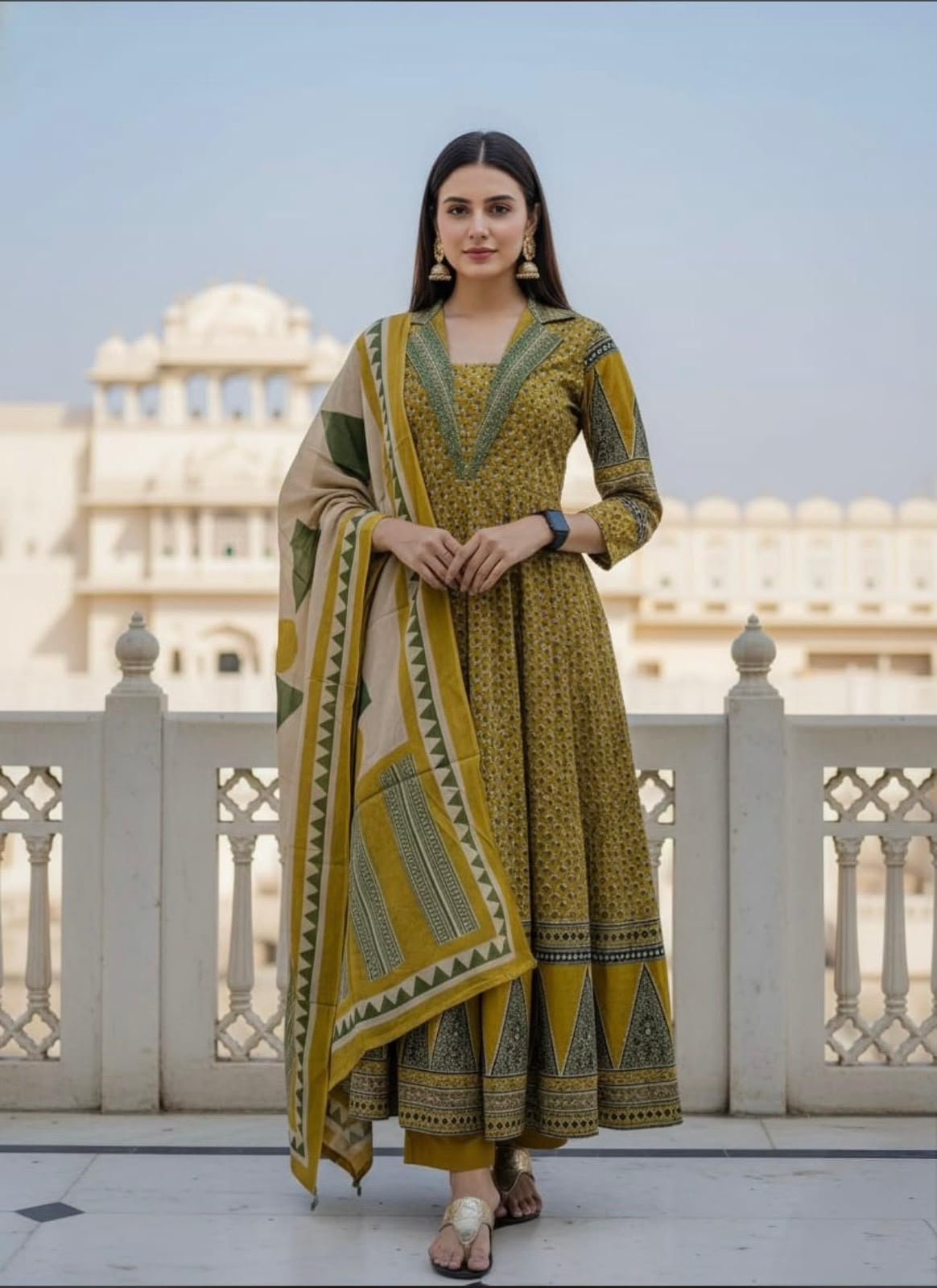Cotton Printed Stitched Suit Set
