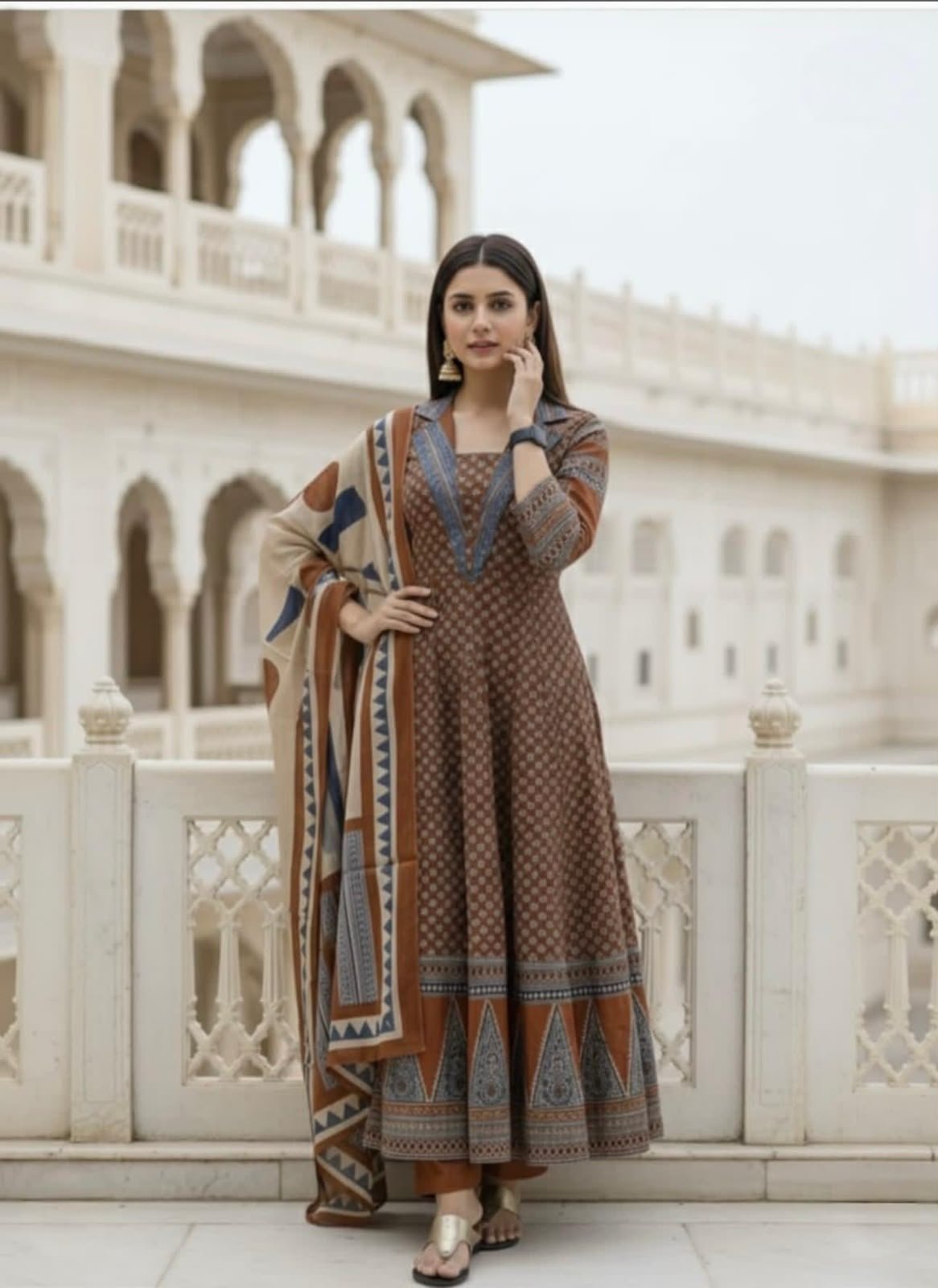 Cotton Printed Stitched Suit Set