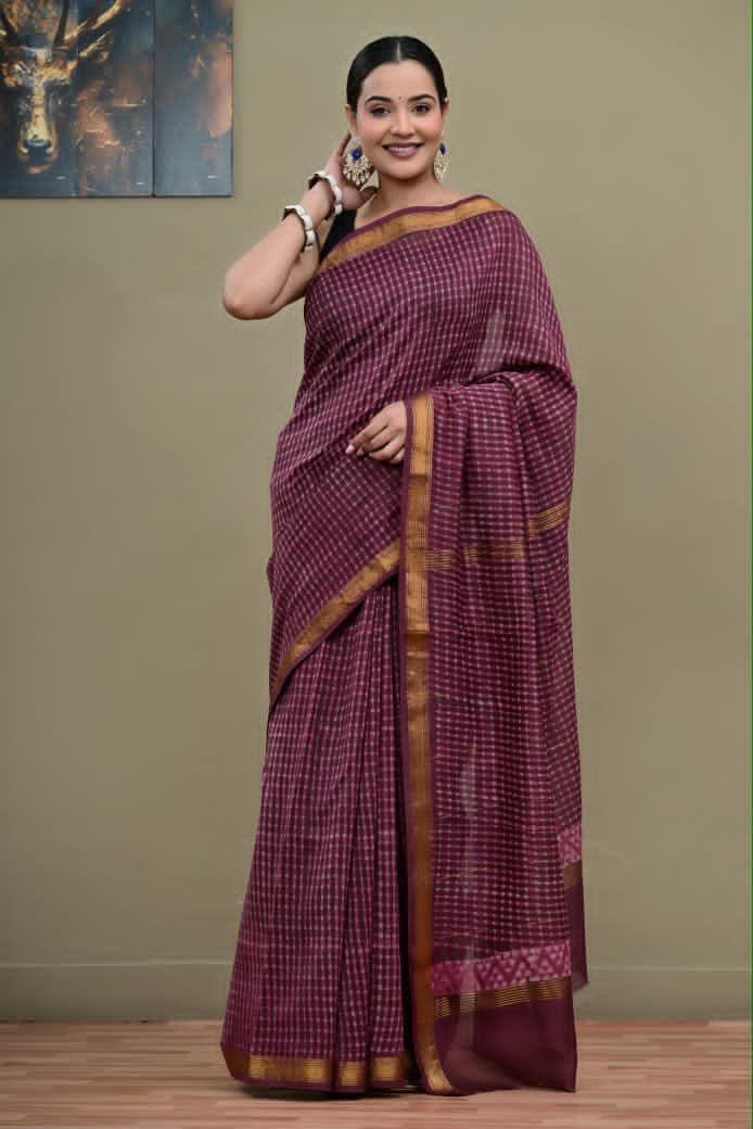 Maheshwari Printed Saree
