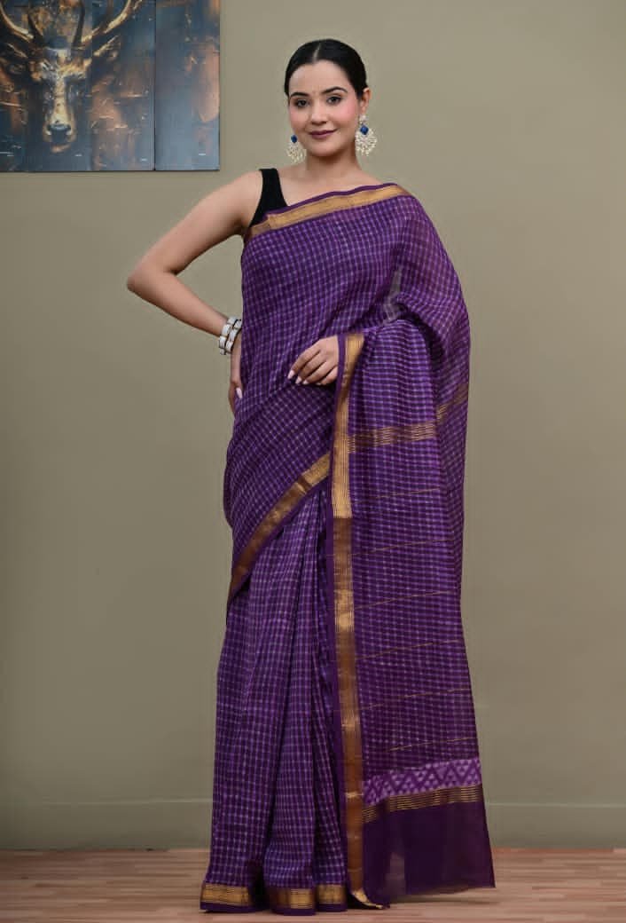 Maheshwari Printed Saree