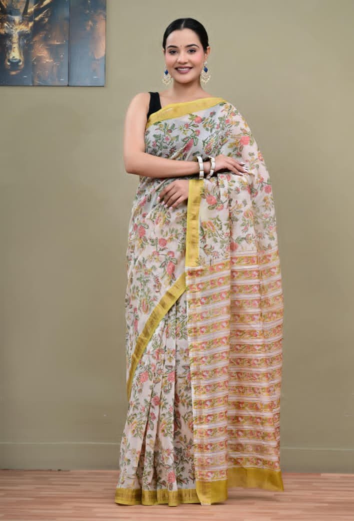 Maheshwari Printed Saree
