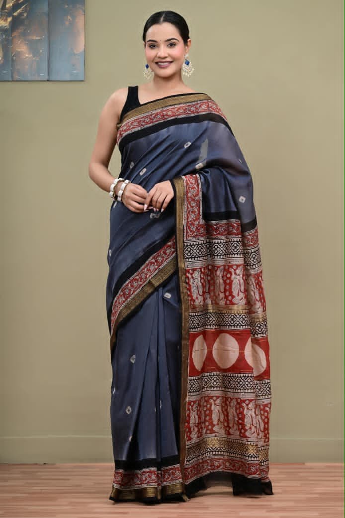 Maheshwari Printed Saree