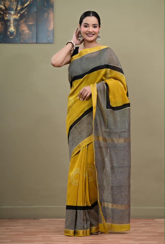 Maheshwari Printed Saree