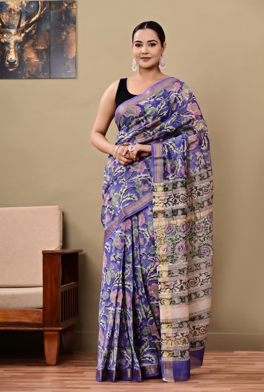 Maheshwari Printed Saree