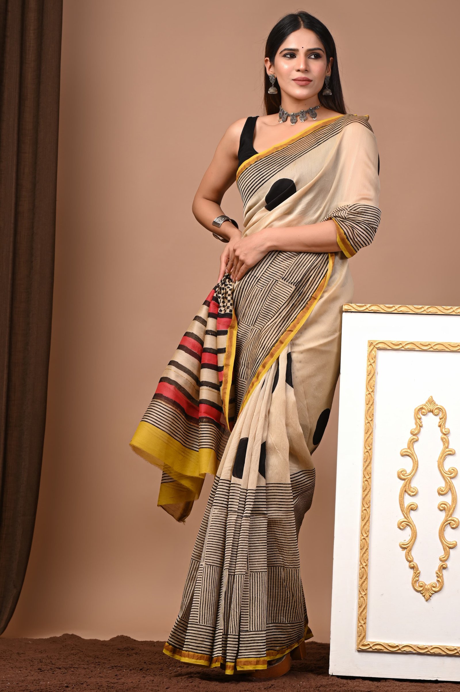 Chanderi Printed Saree