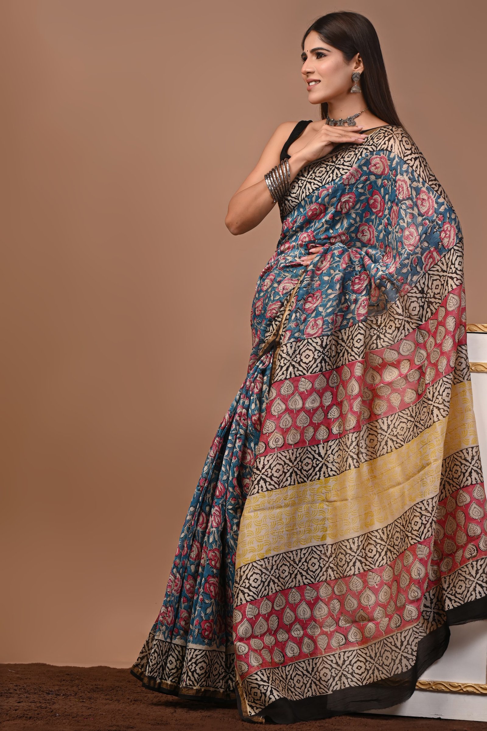Chanderi Printed Saree