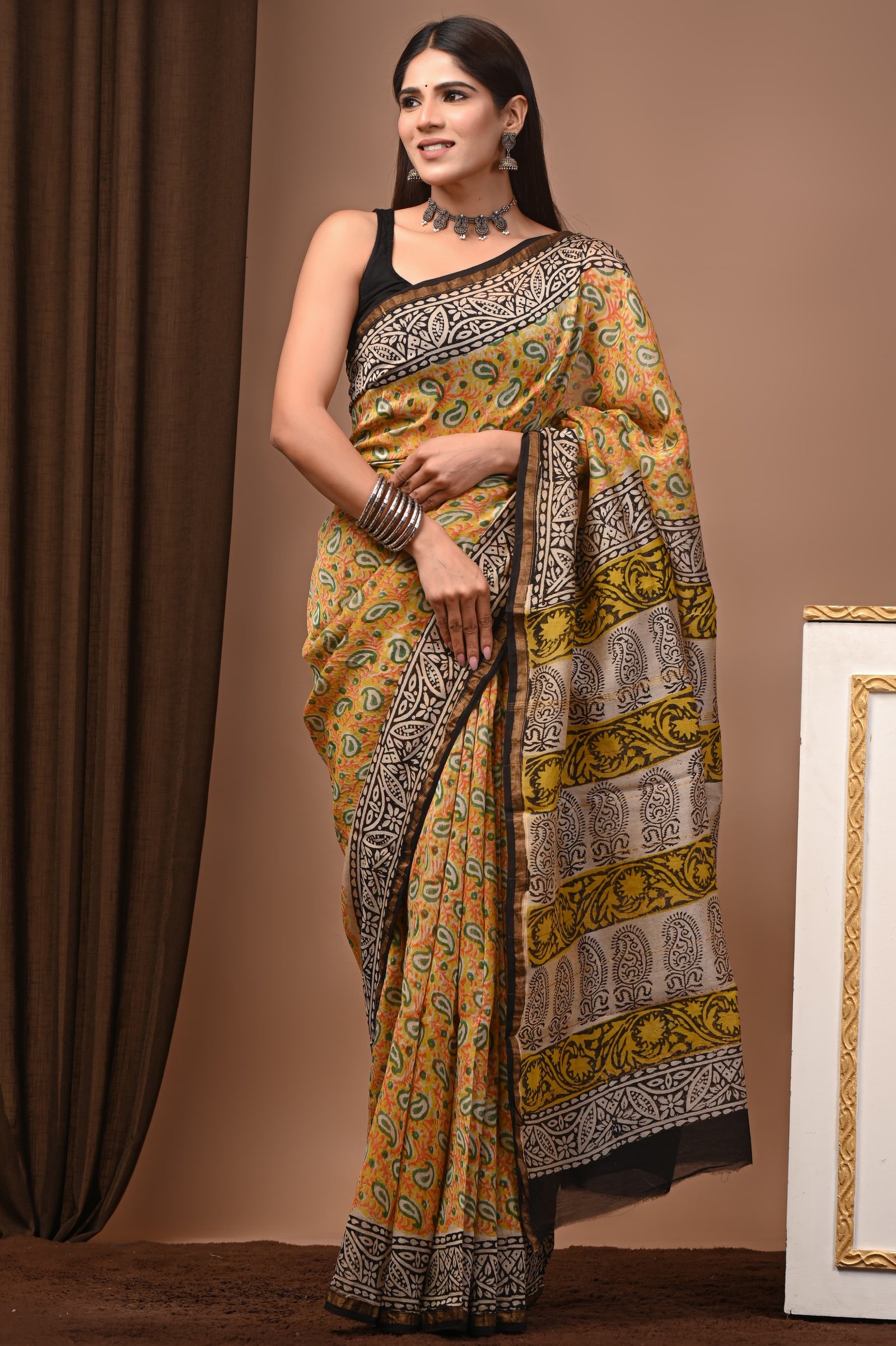 Chanderi Printed Saree
