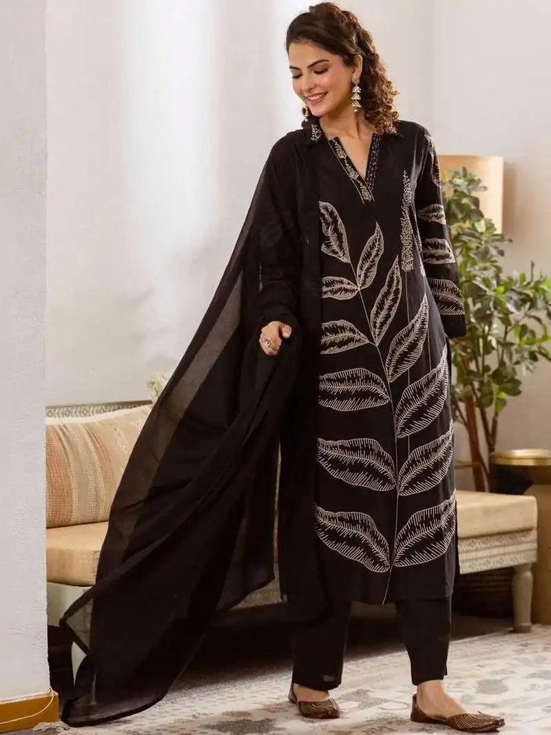 Cotton Printed Stitched Suit Set