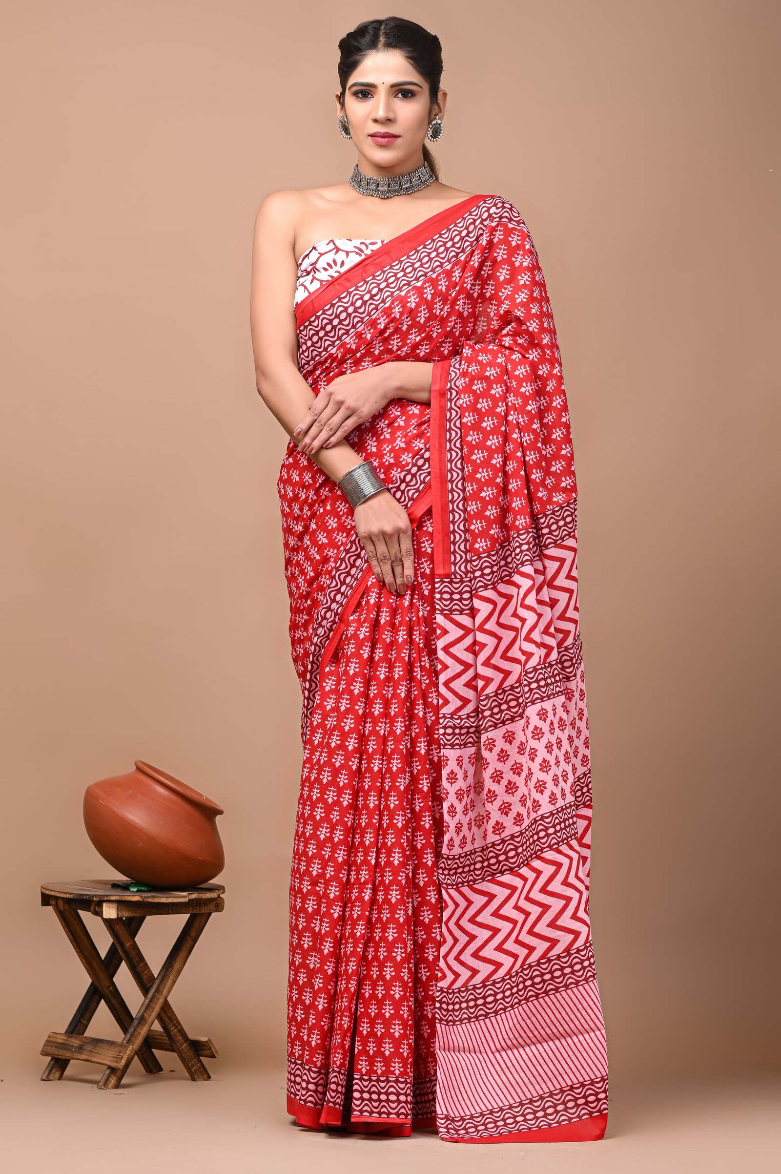 Cotton Printed Saree