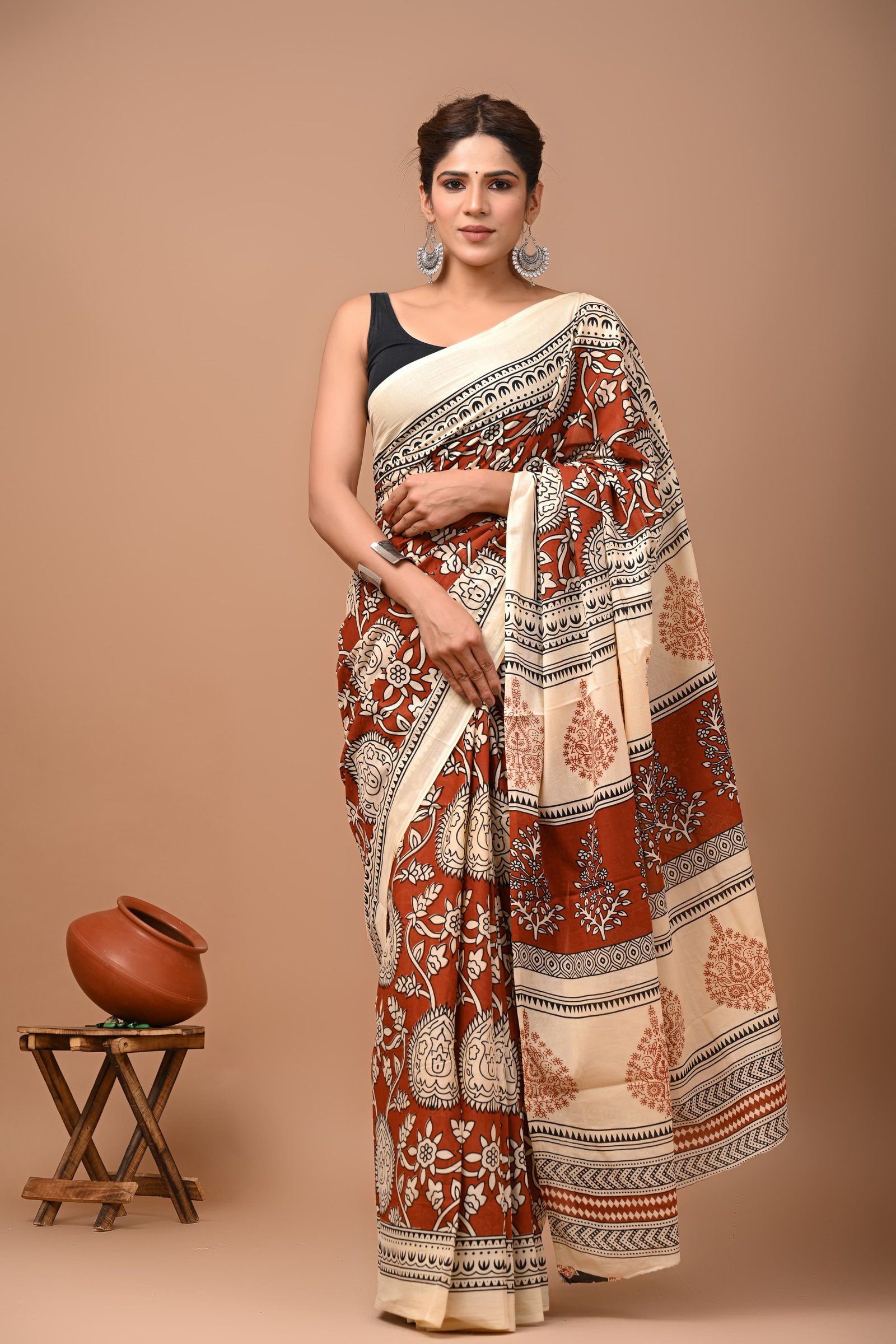 Cotton Printed Saree
