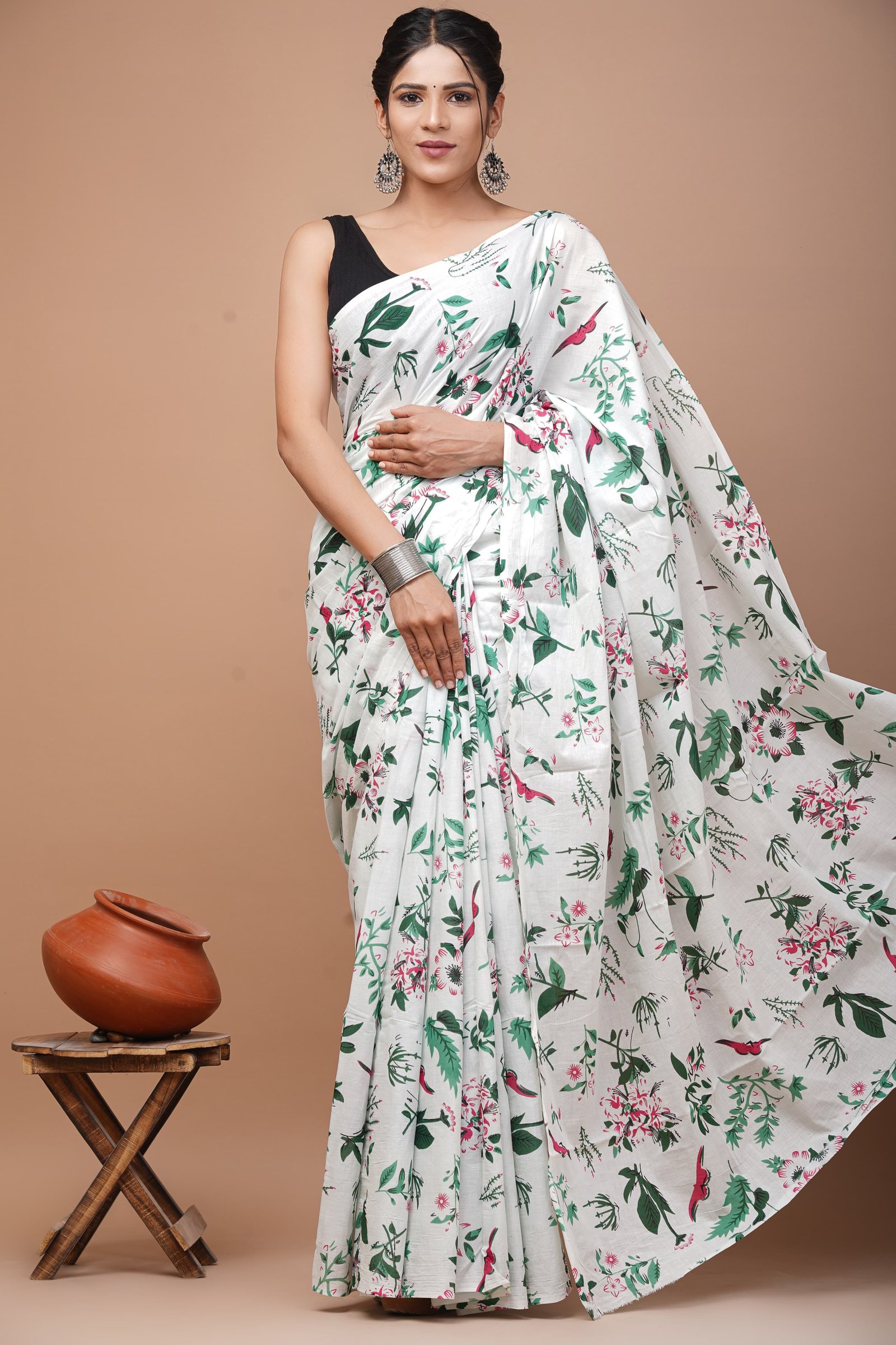 Cotton Printed Saree