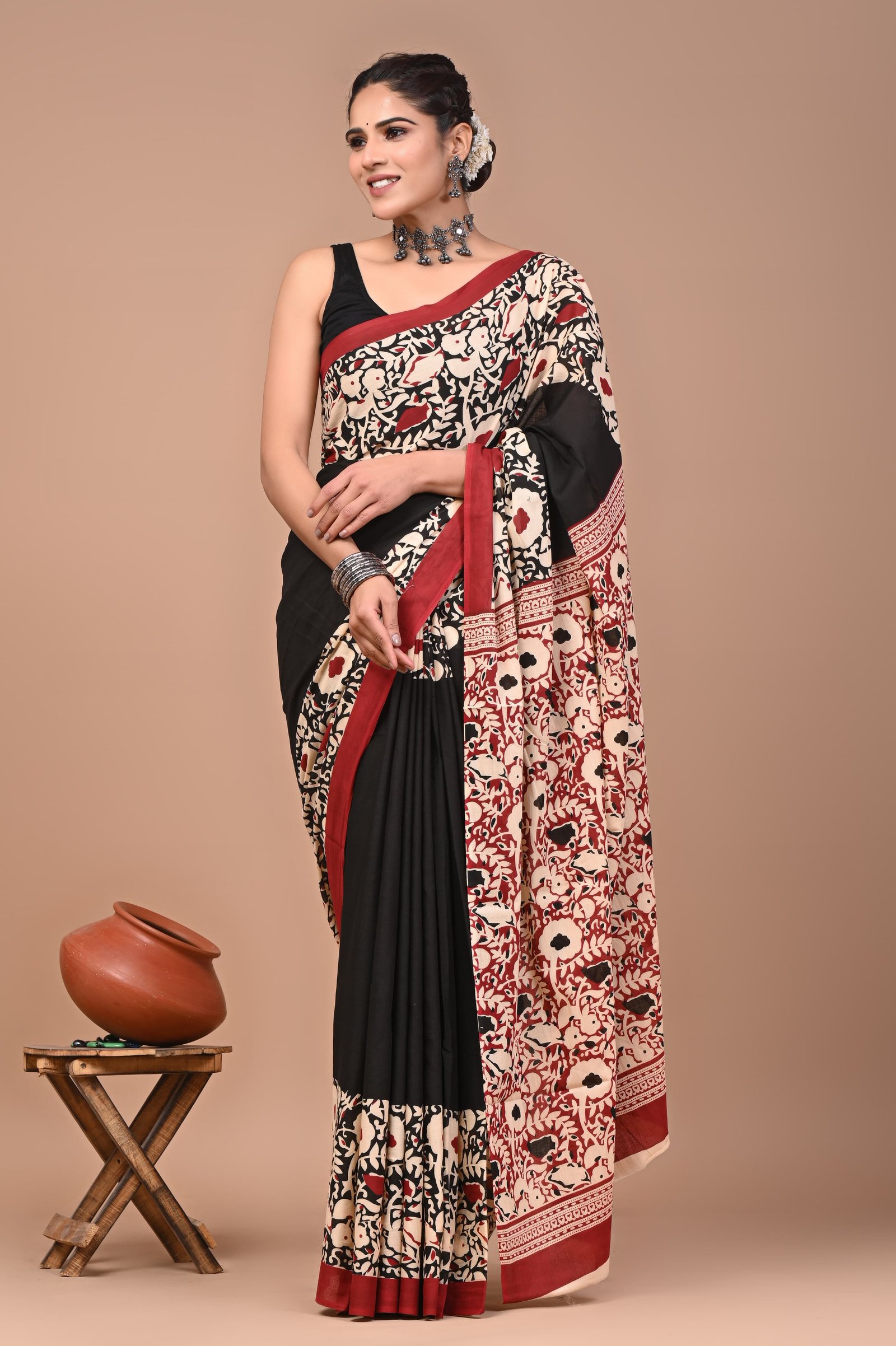 Cotton Printed Saree
