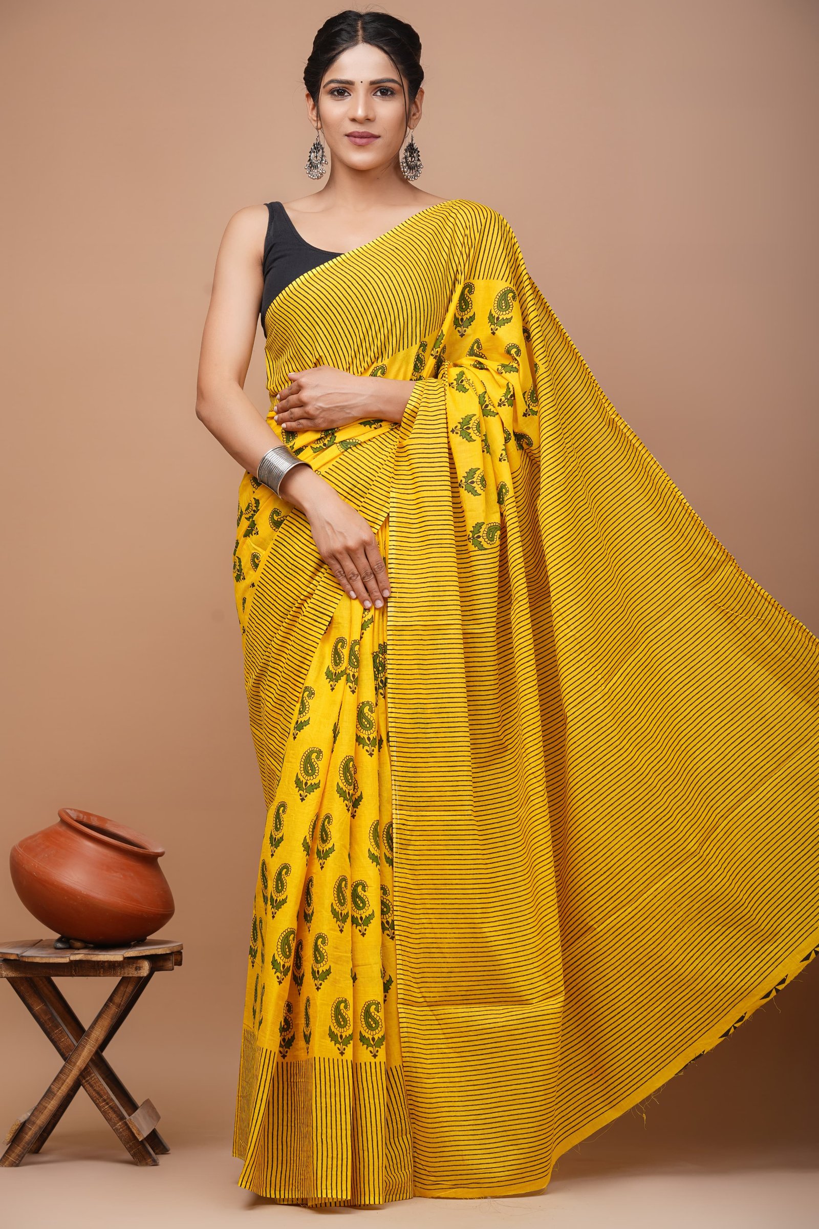 Cotton Printed Saree