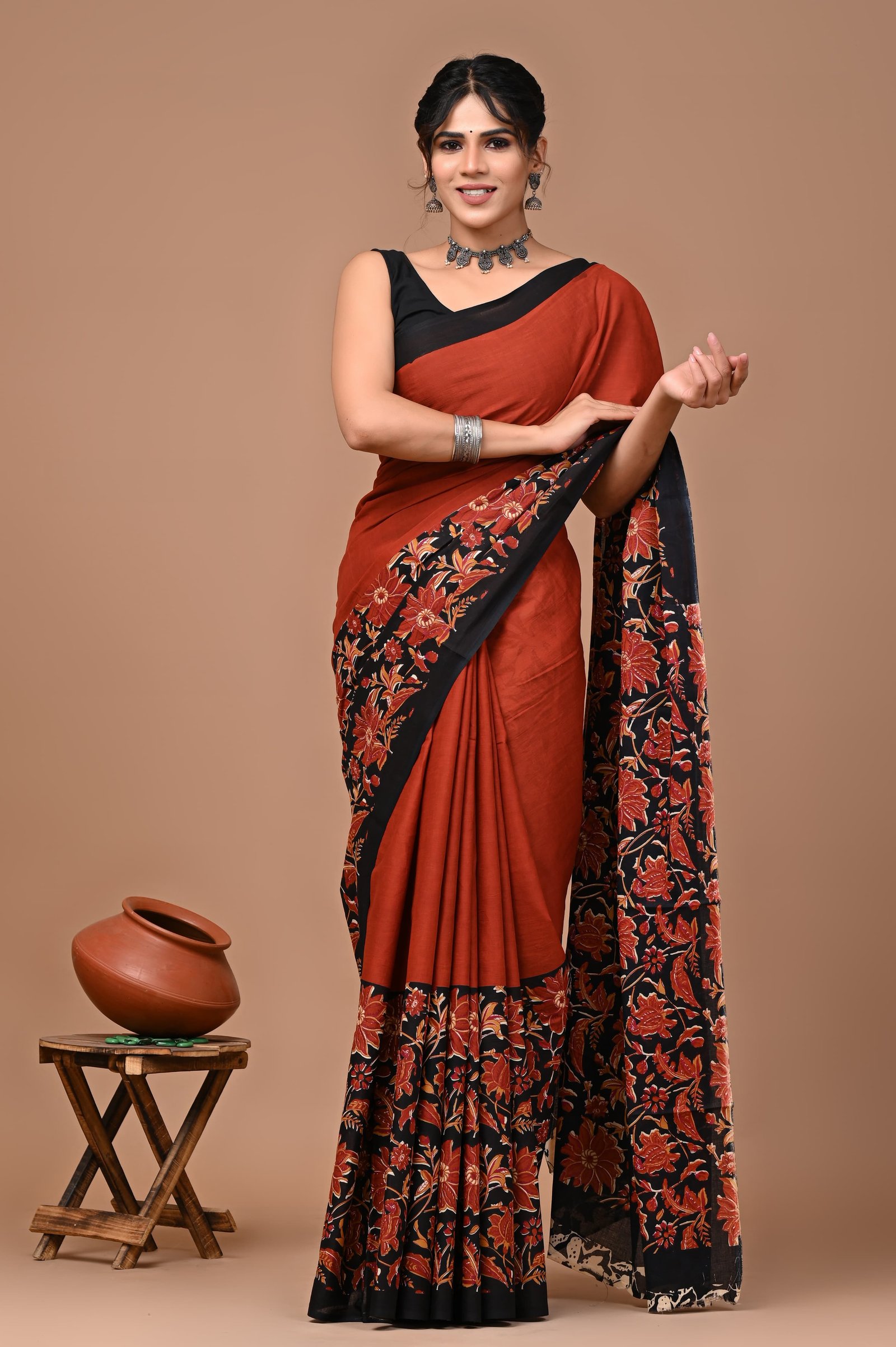 Cotton Printed Saree