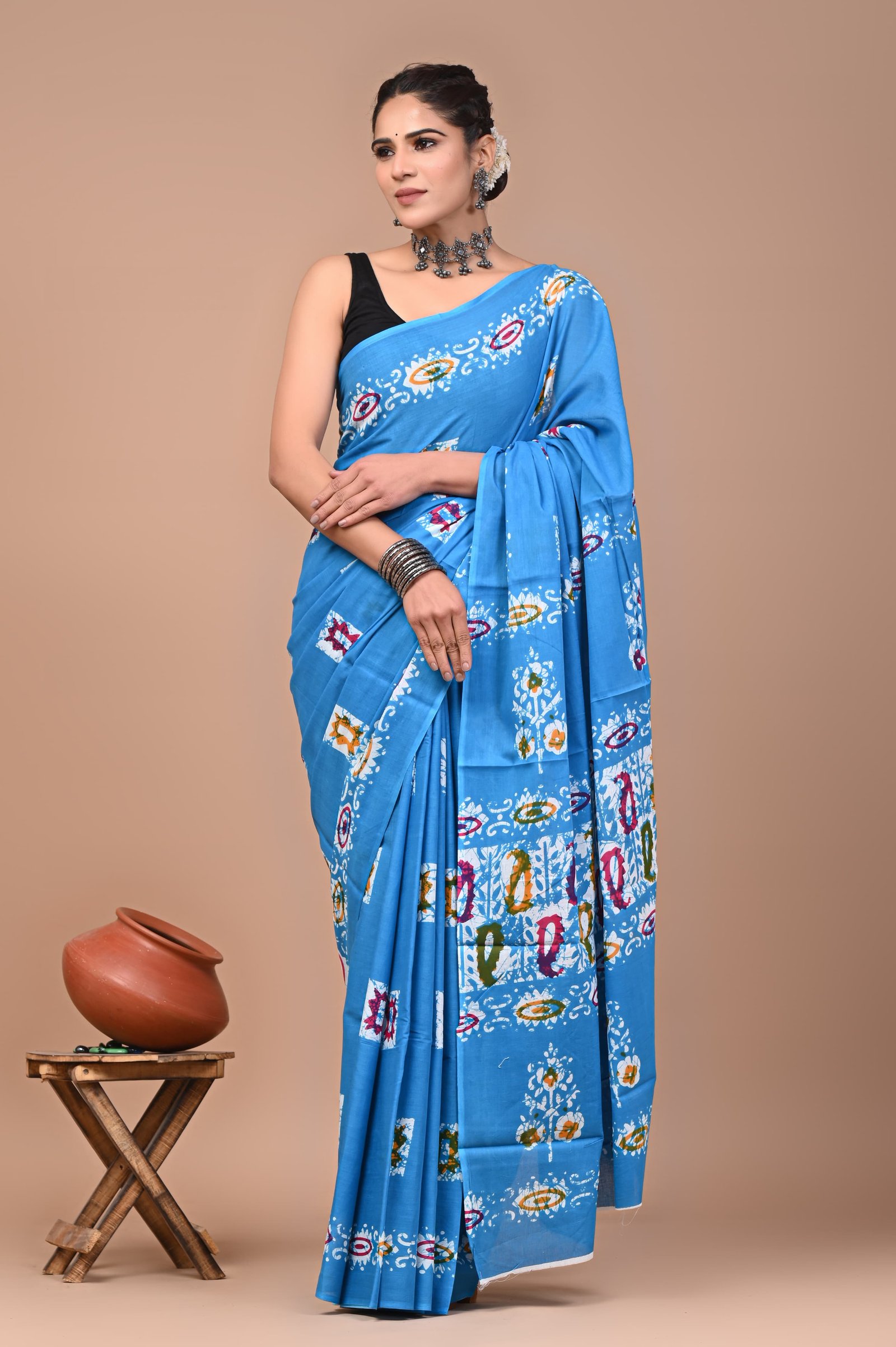 Cotton Printed Saree