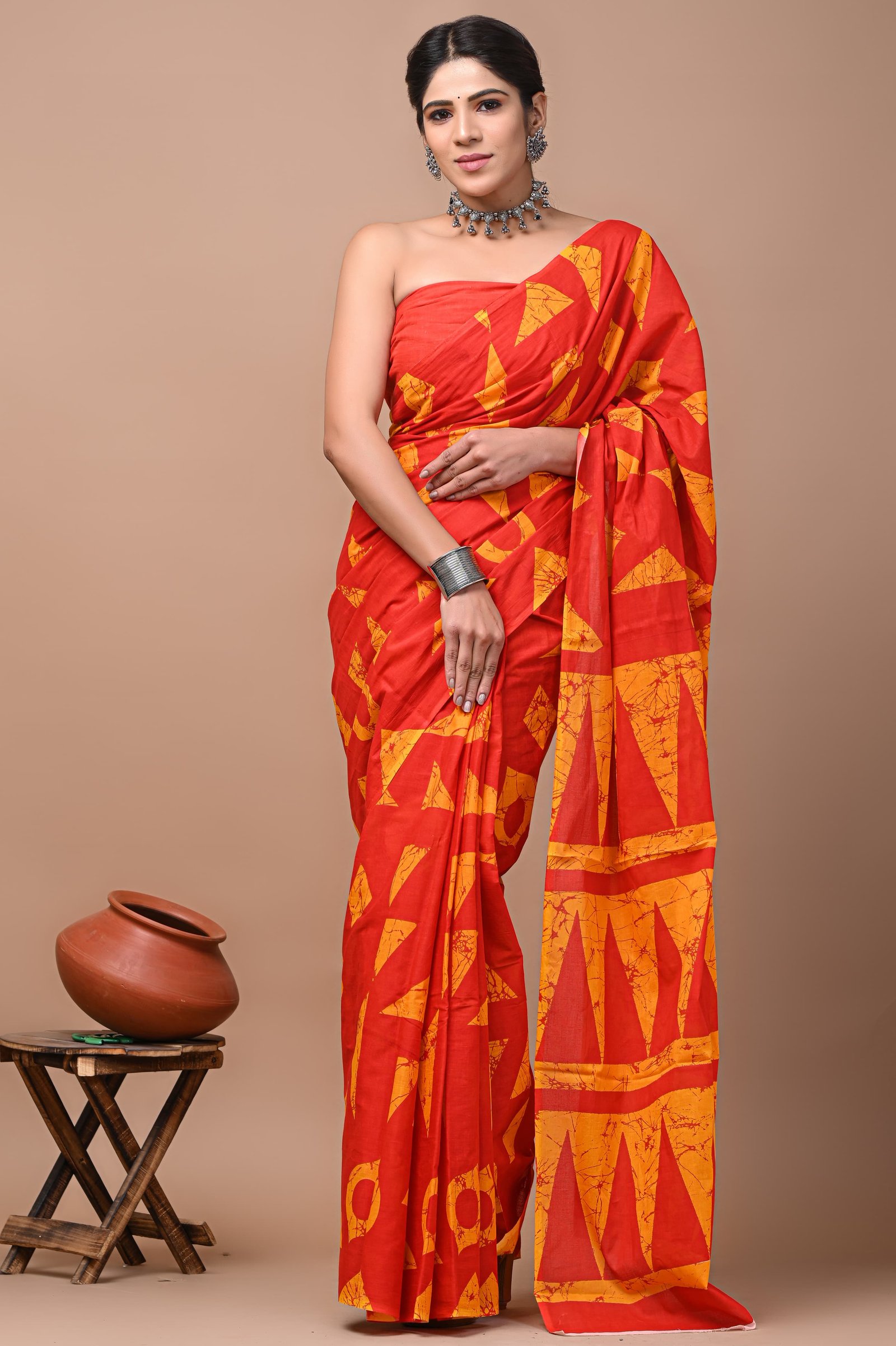 Cotton Printed Saree
