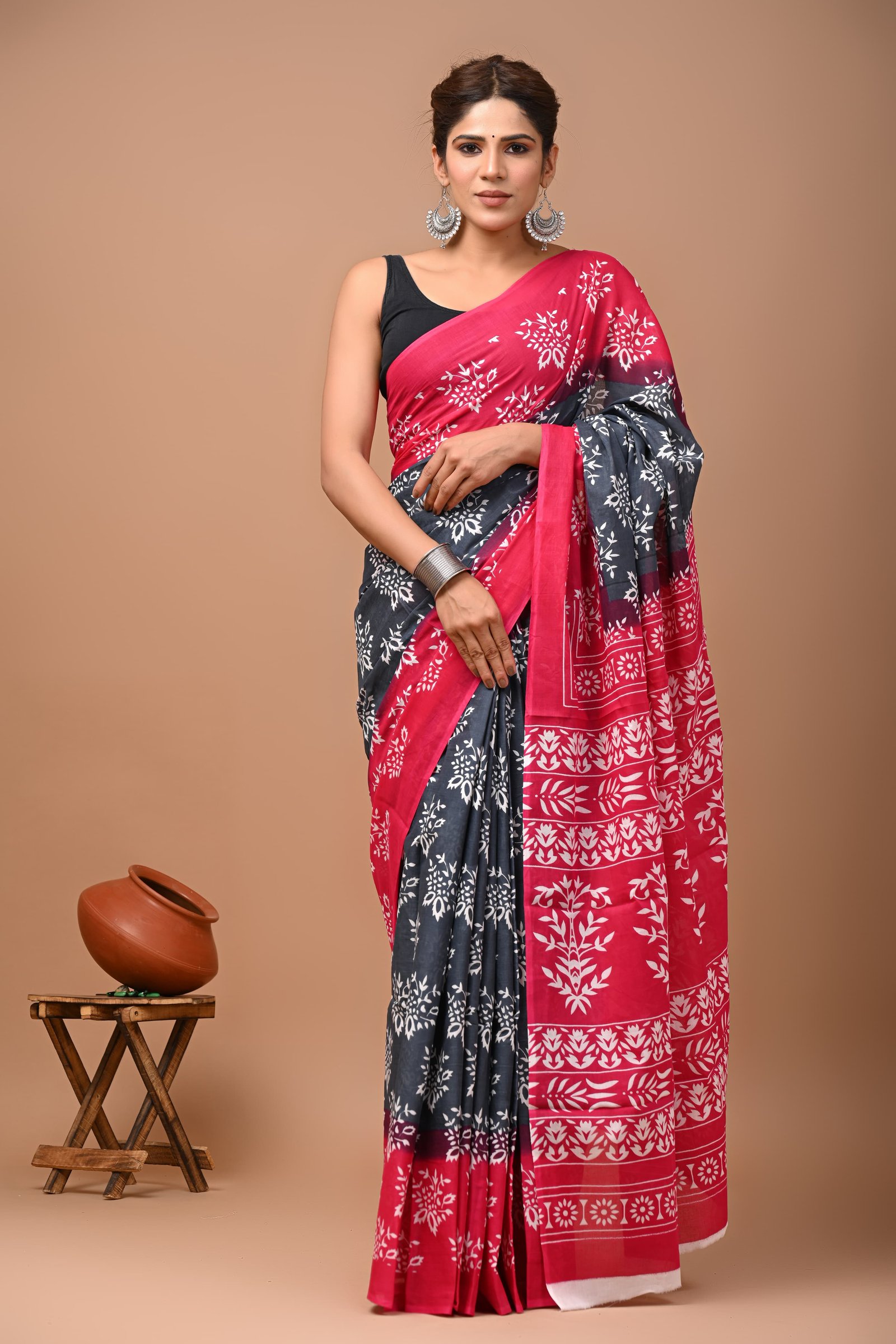Cotton Printed Saree