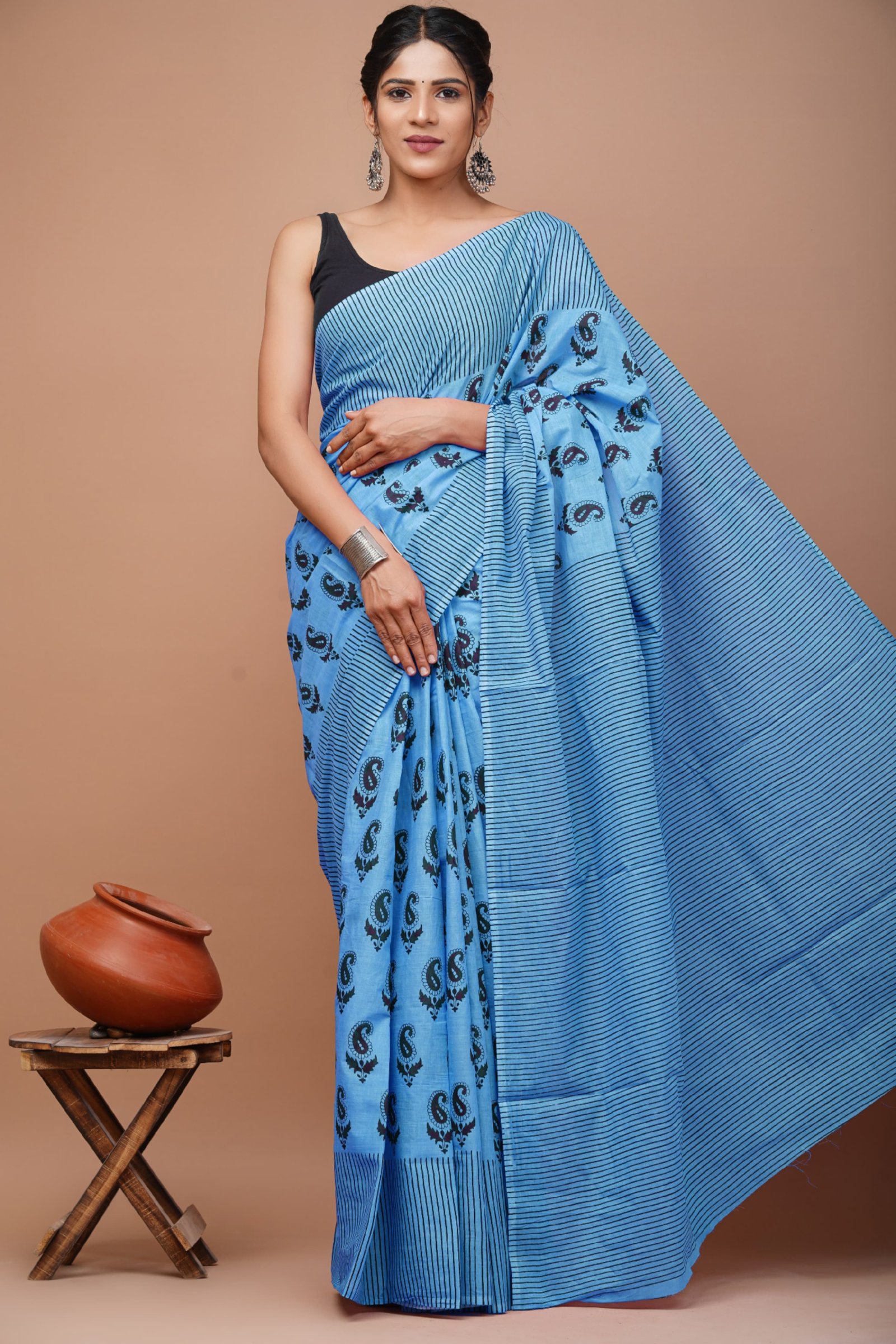 Cotton Printed Saree
