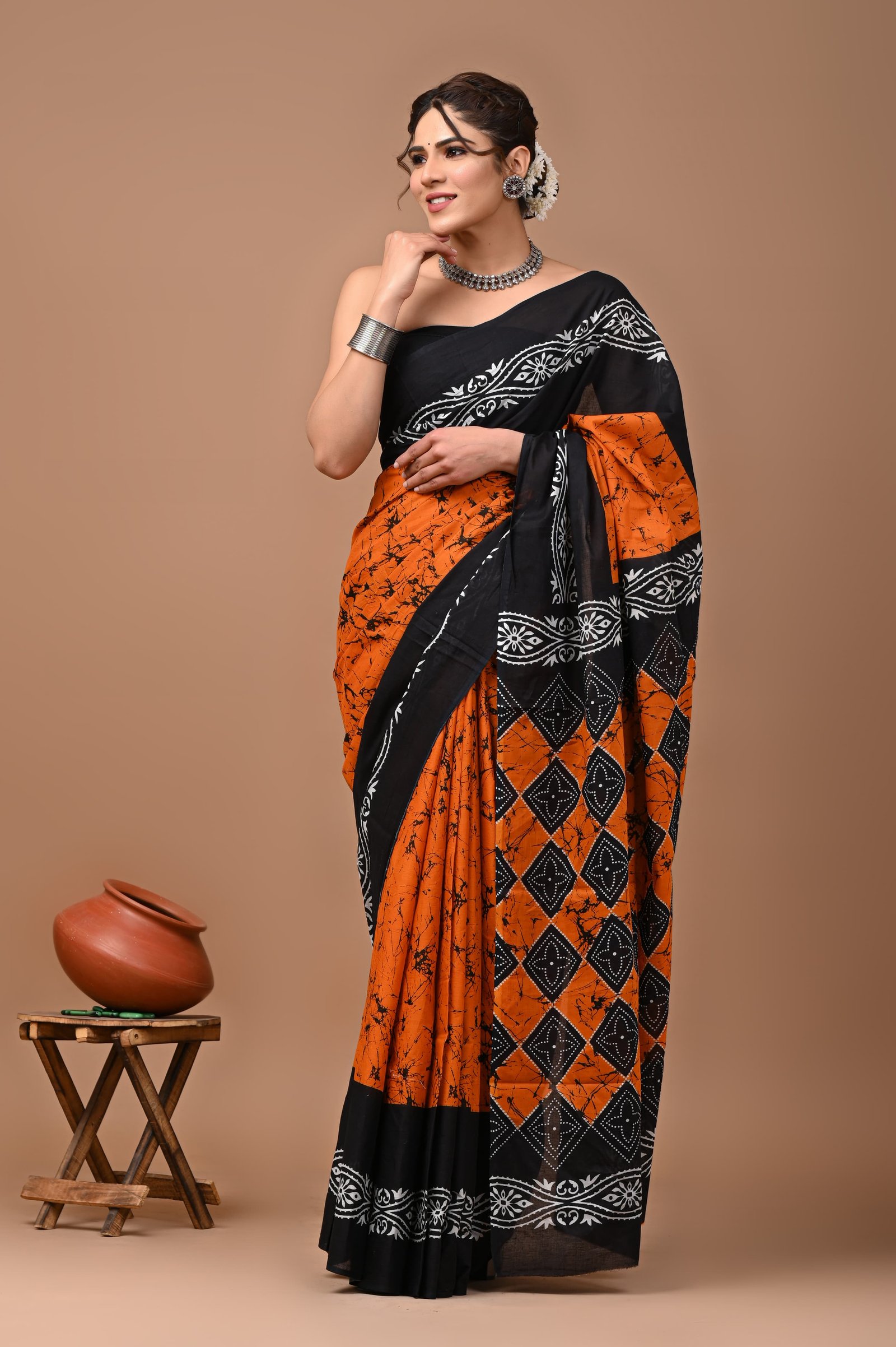 Cotton Printed Saree