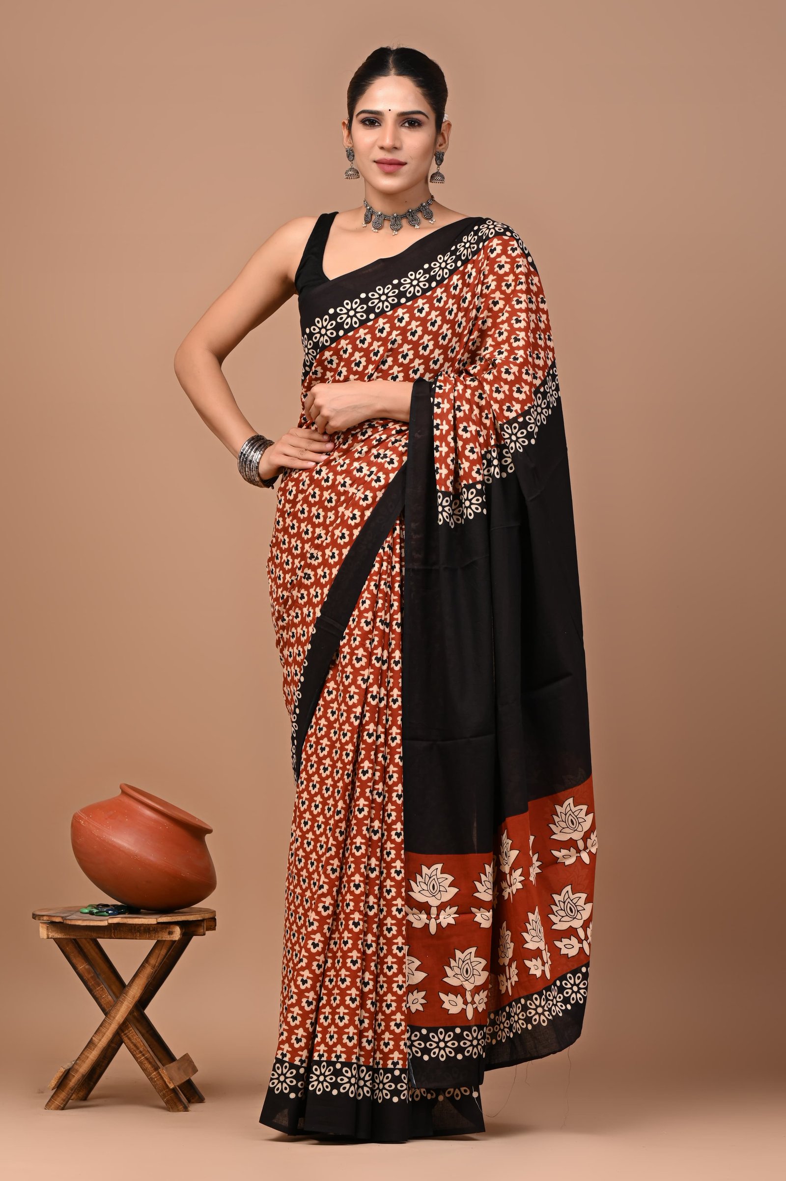 Cotton Printed Saree