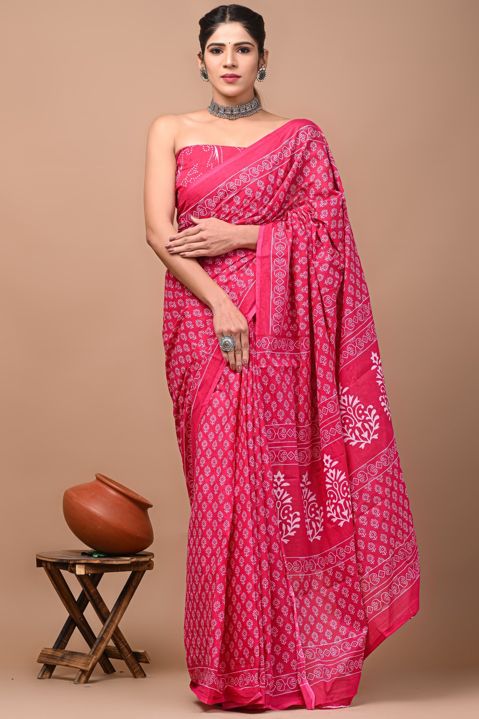 Cotton Printed Saree