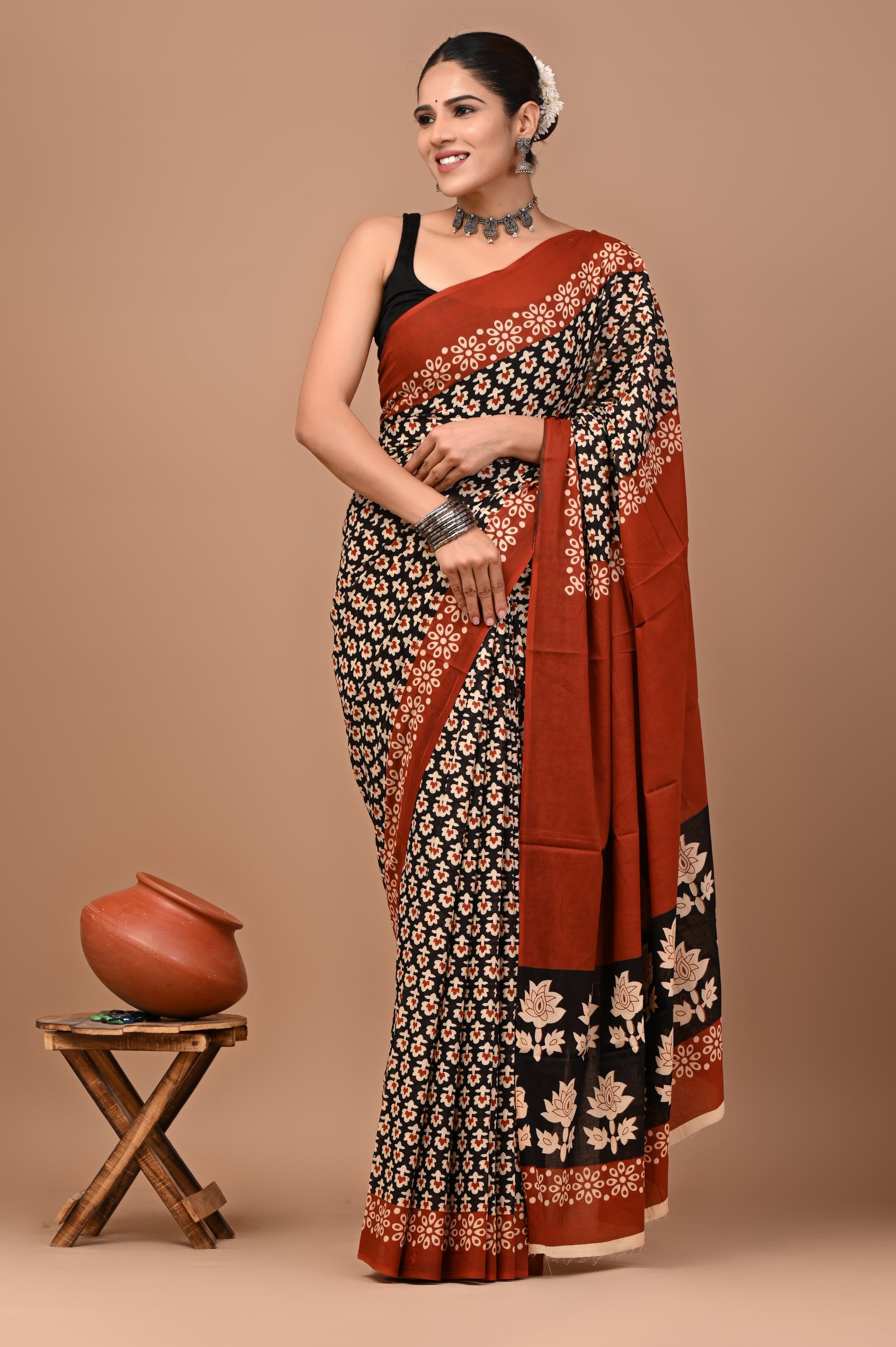 Cotton Printed Saree