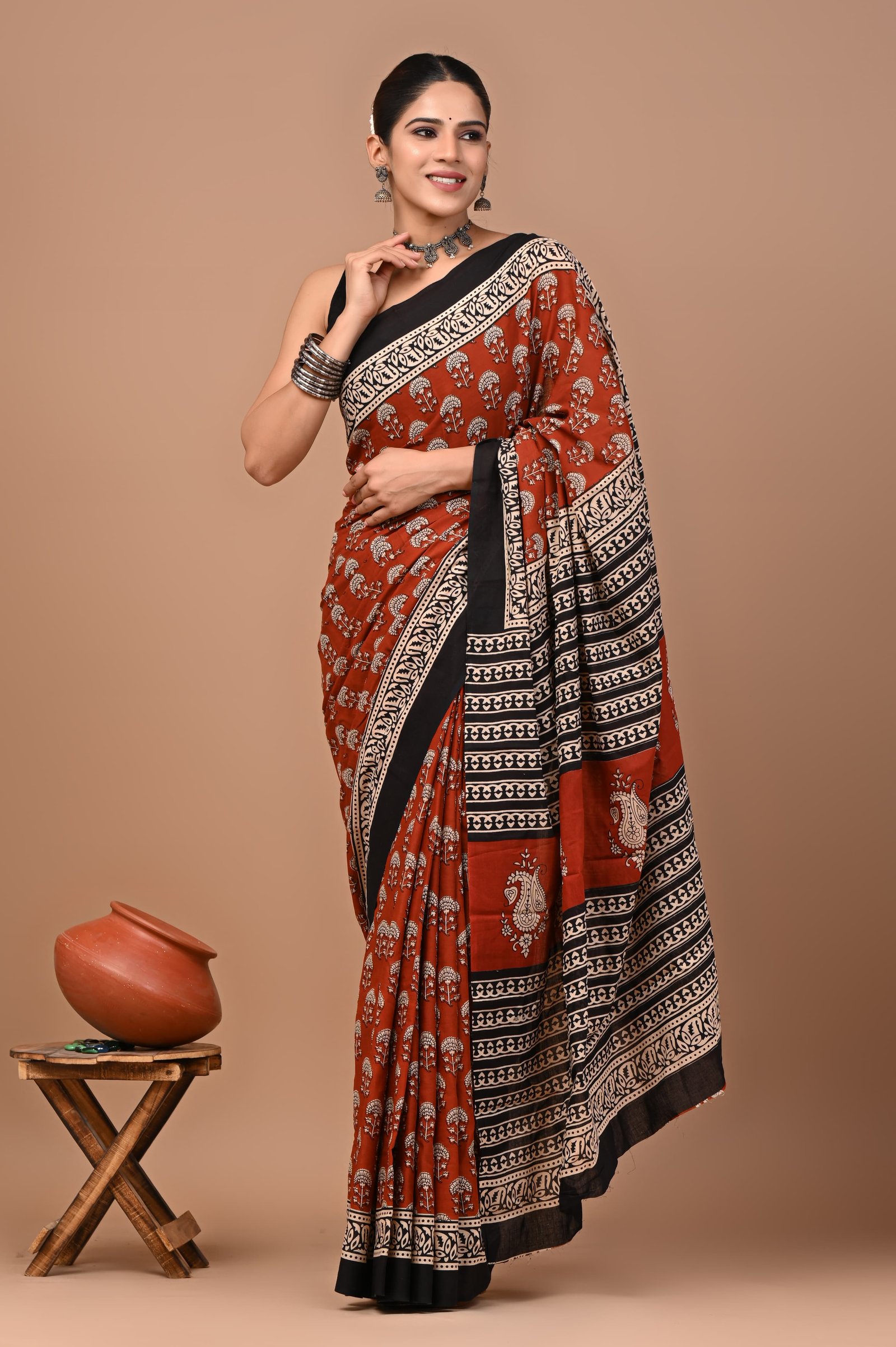 Cotton Printed Saree
