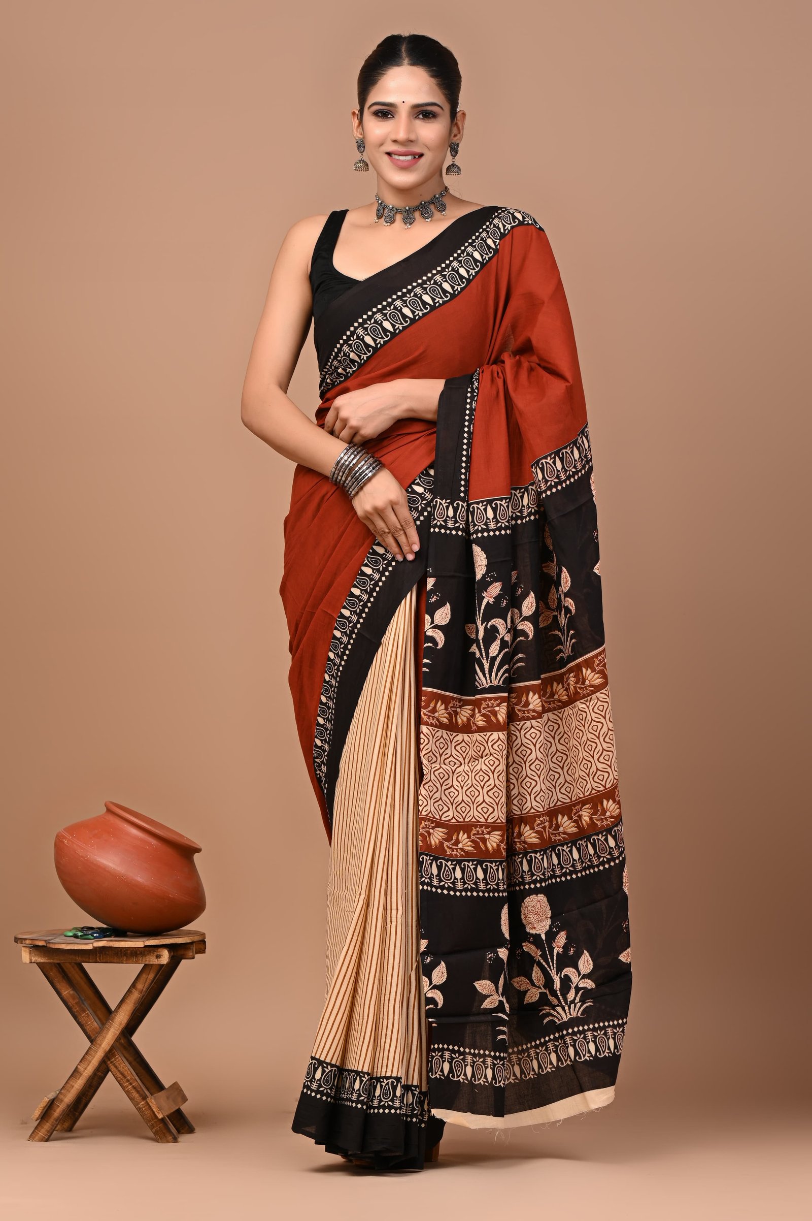 Cotton Printed Saree
