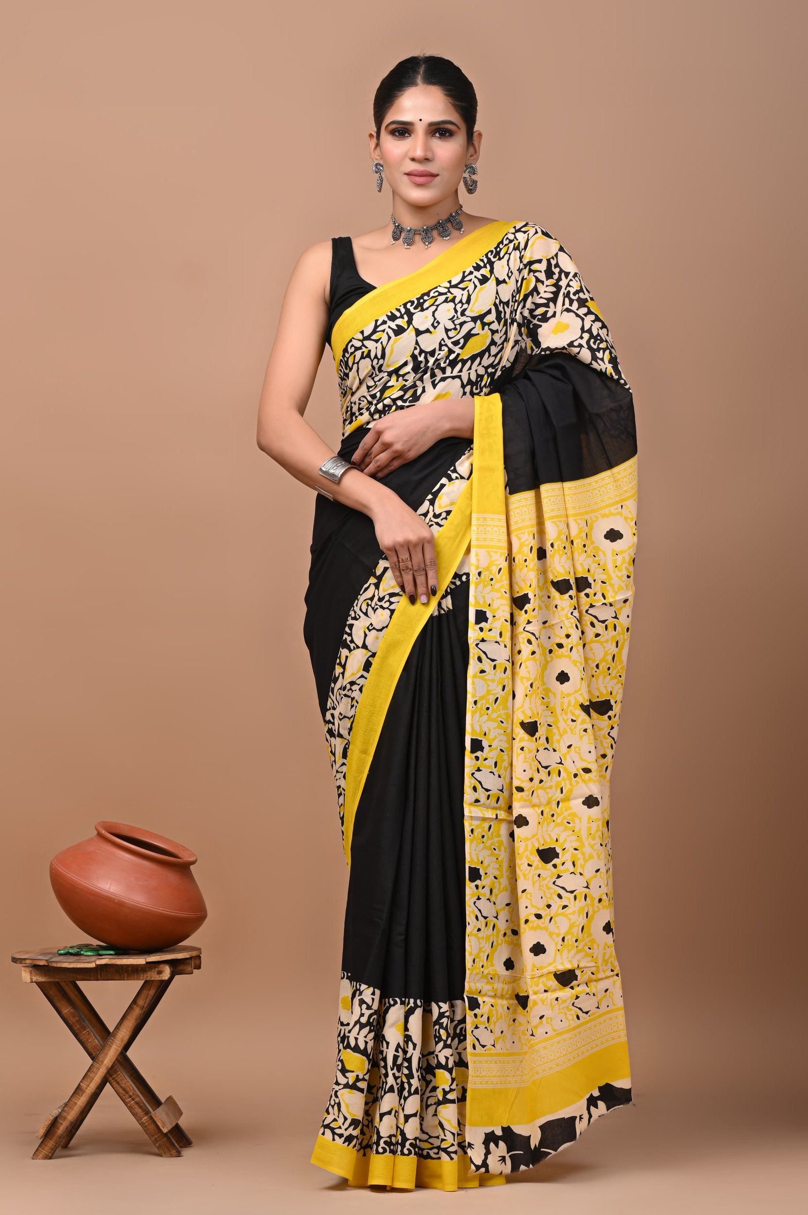 Cotton Printed Saree