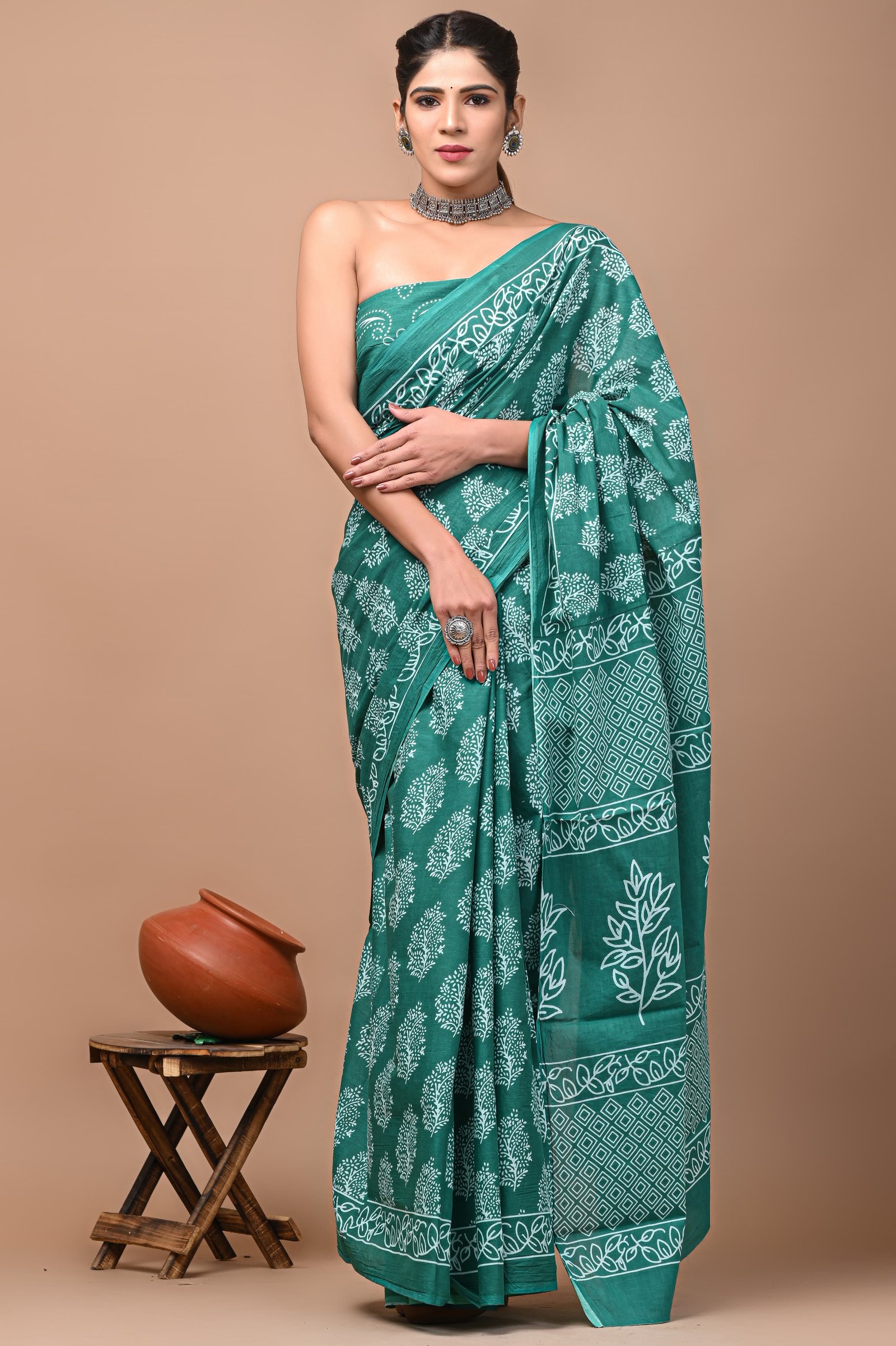 Cotton Printed Saree