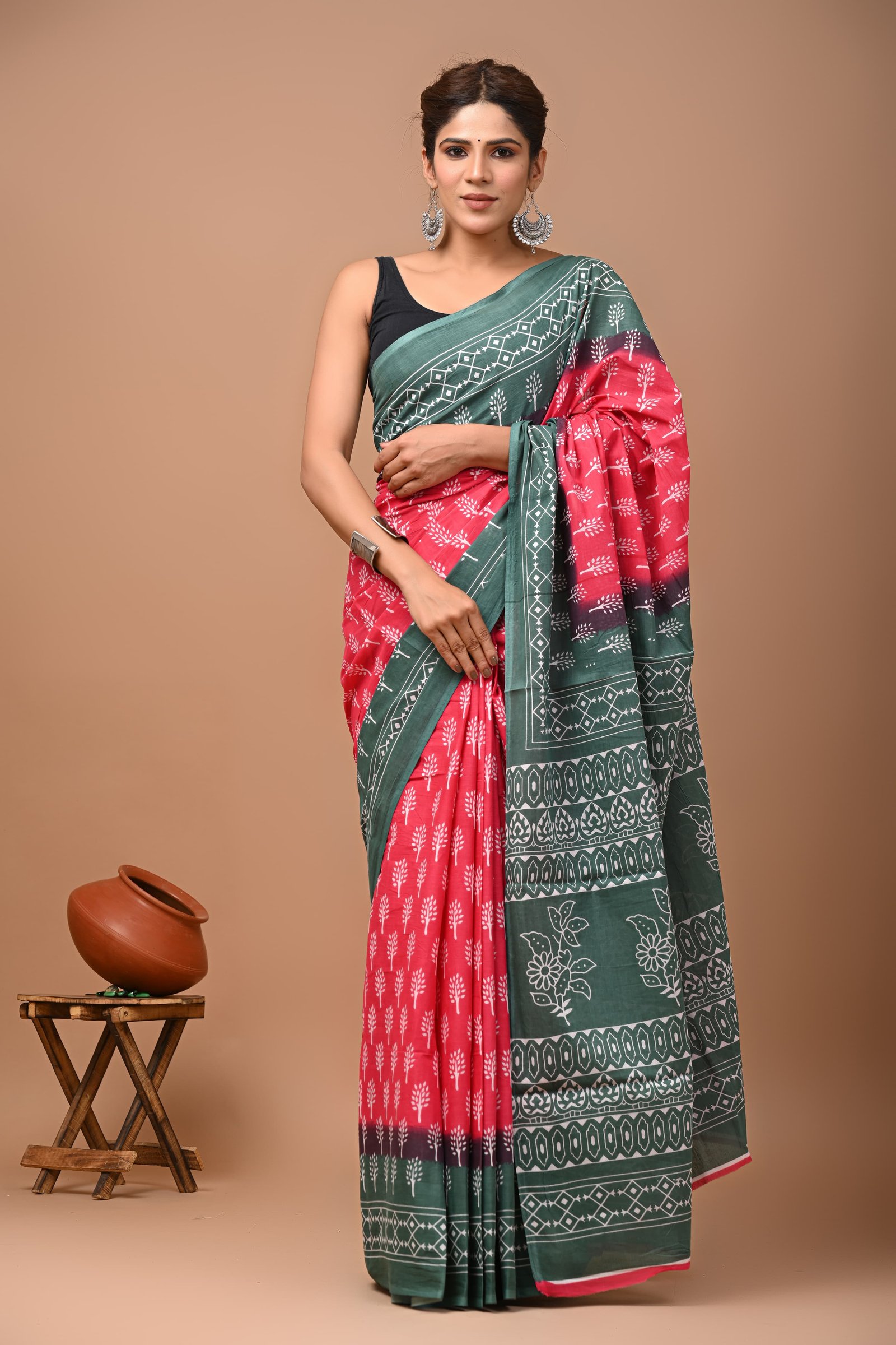 Cotton Printed Saree