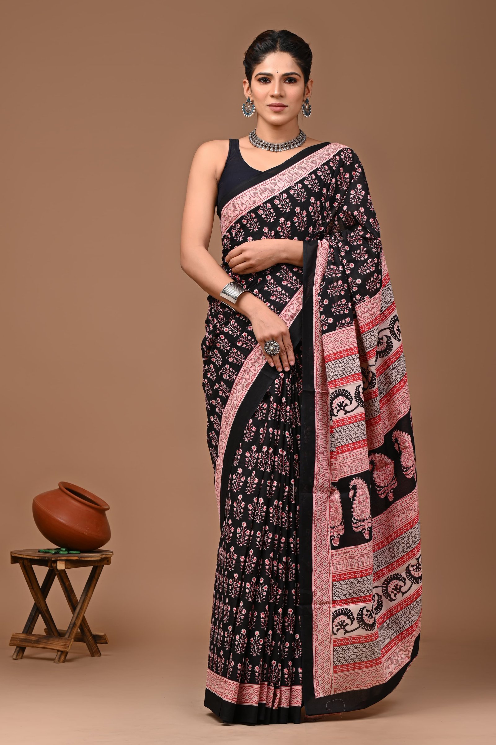 Cotton Printed Saree