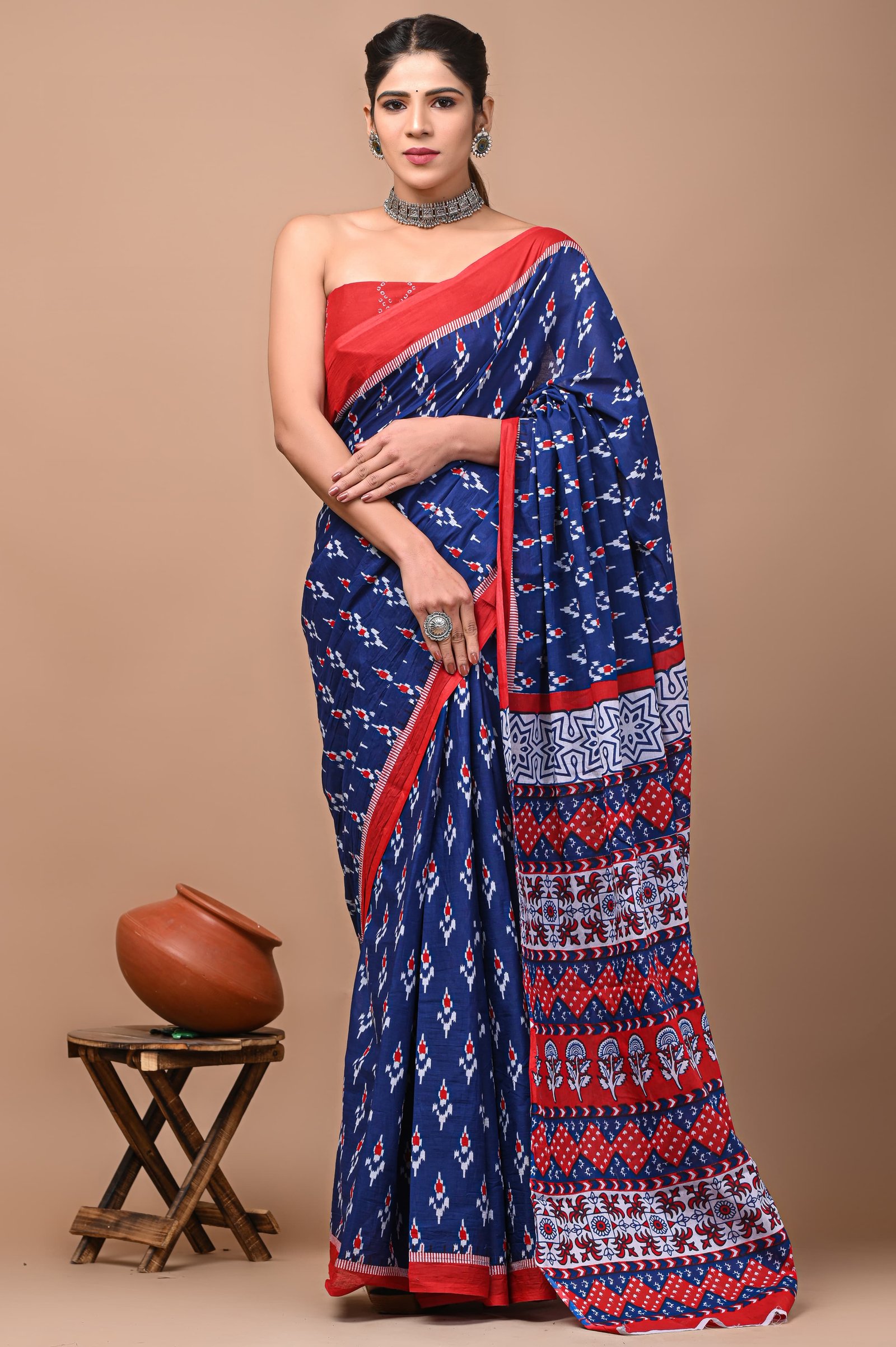 Cotton Printed Saree
