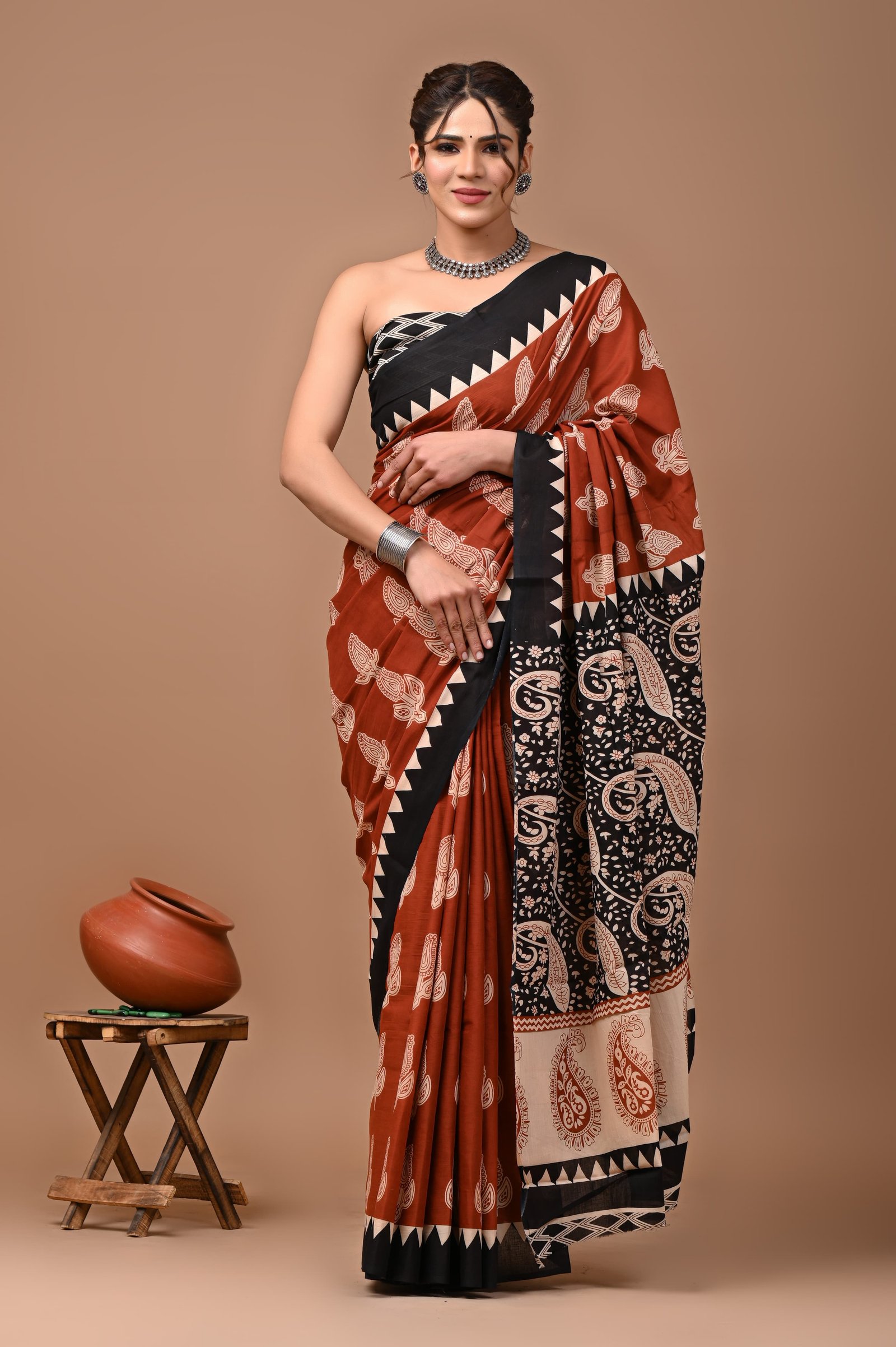 Cotton Printed Saree