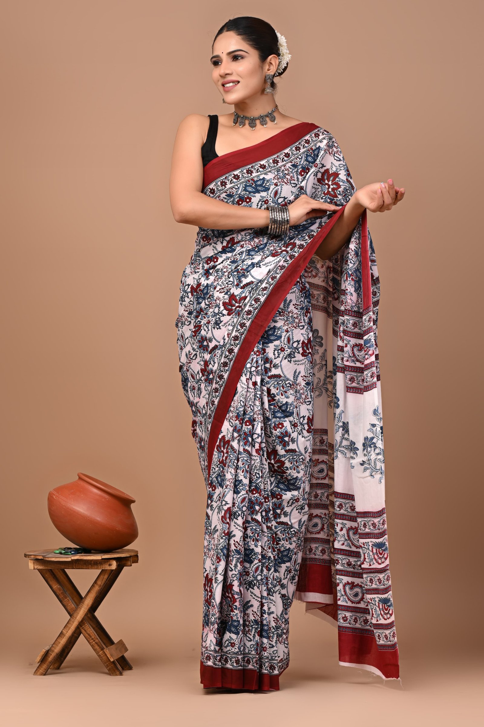 Cotton Printed Saree