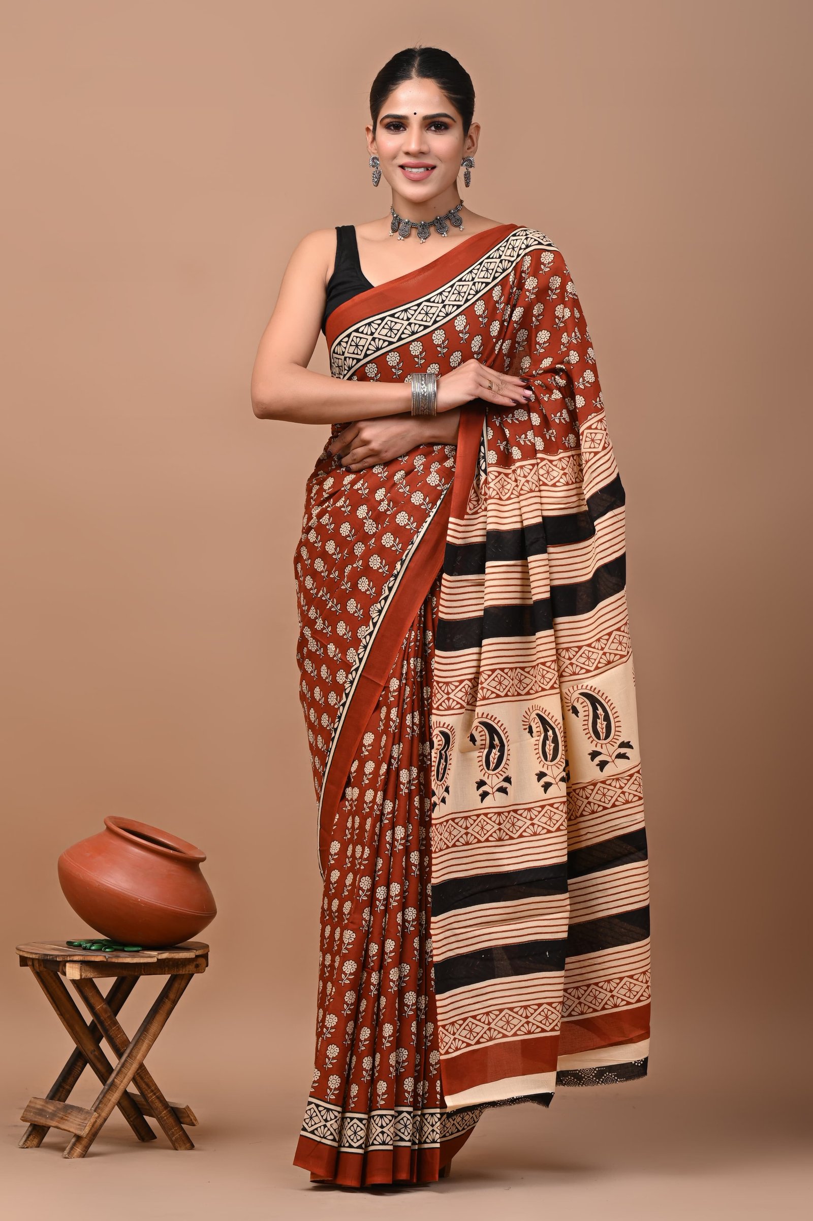 Cotton Printed Saree
