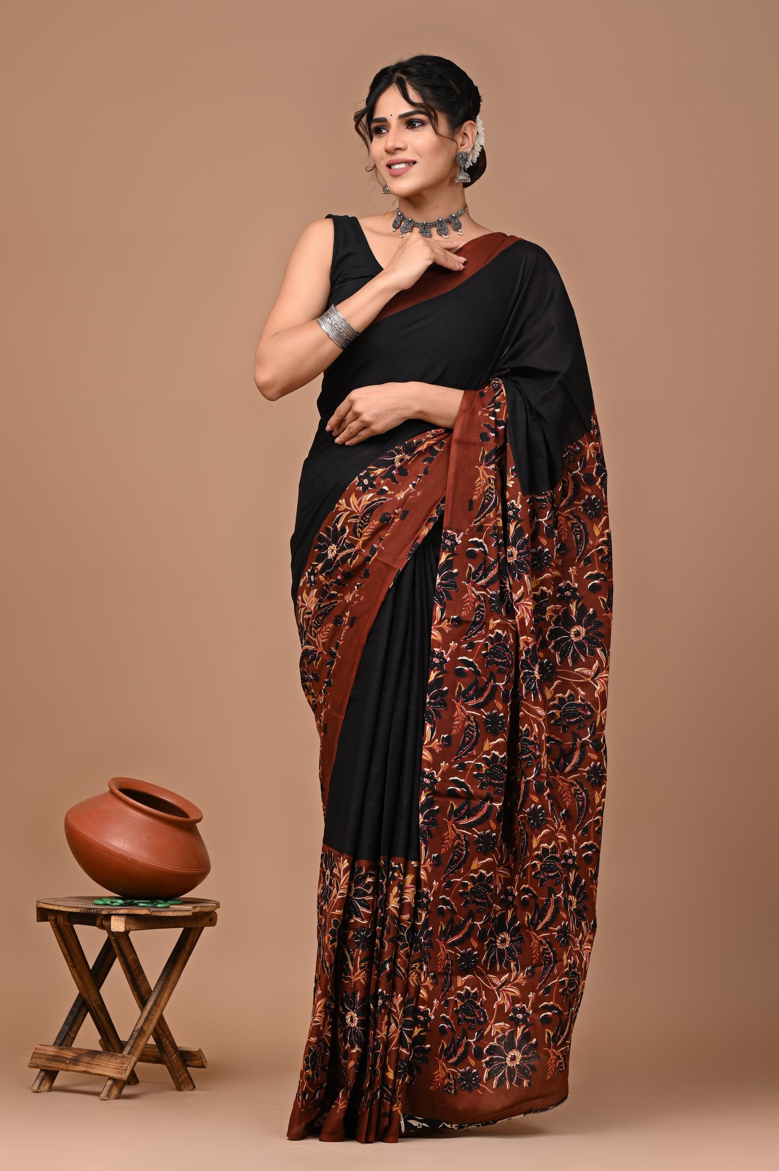 Cotton Printed Saree